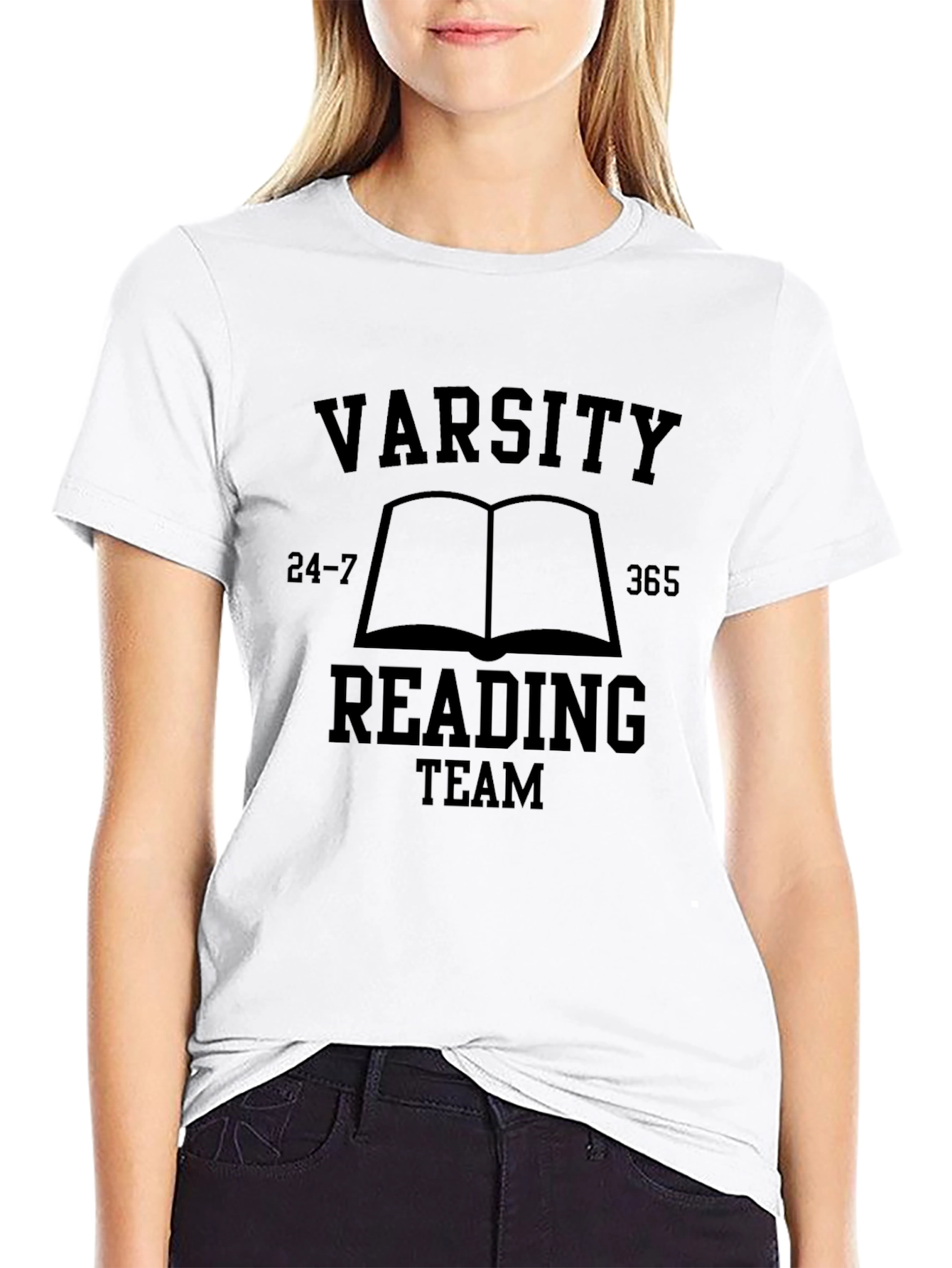 Varsity Reading Team Black T-Shirt