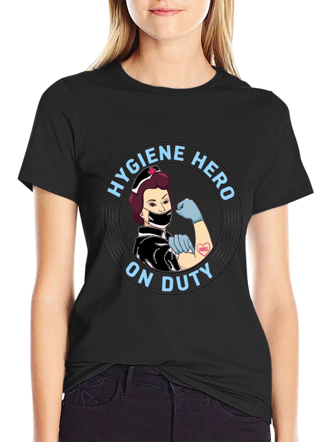 Hygiene Hero Nurse T-Shirt - On Duty!