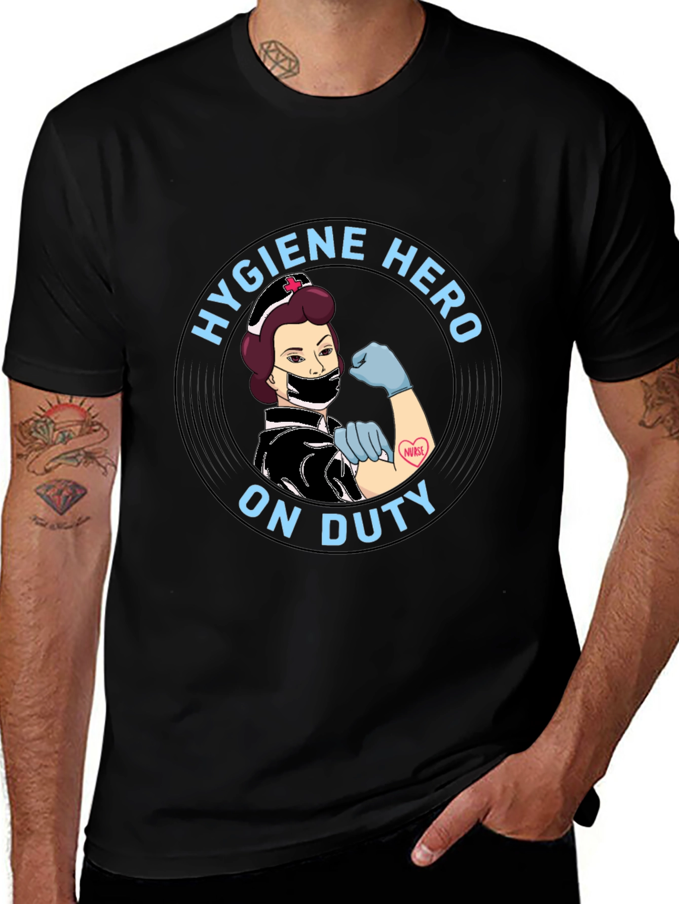 Hygiene Hero Nurse T-Shirt - On Duty!