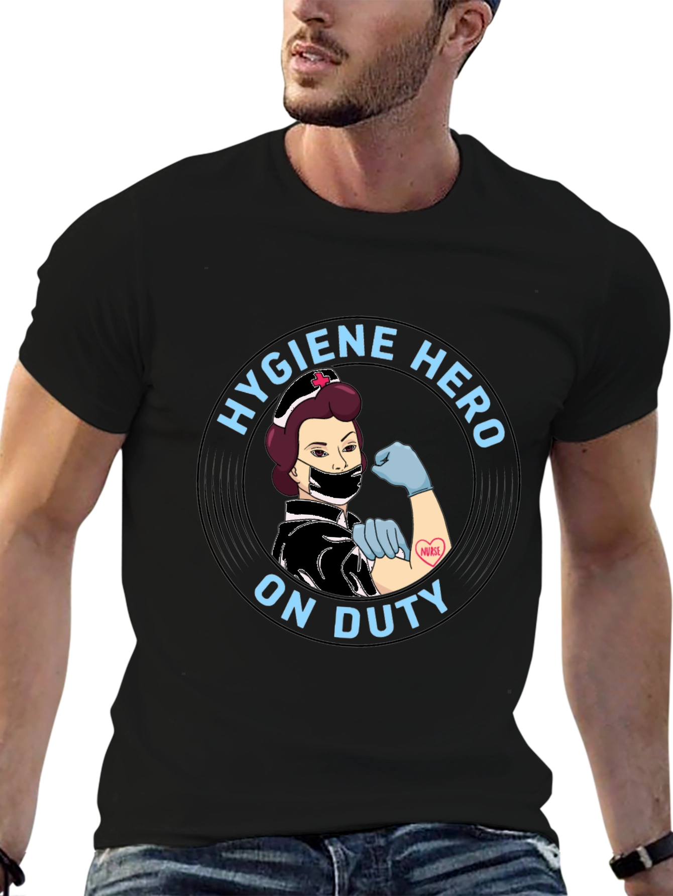 Hygiene Hero Nurse T-Shirt - On Duty!