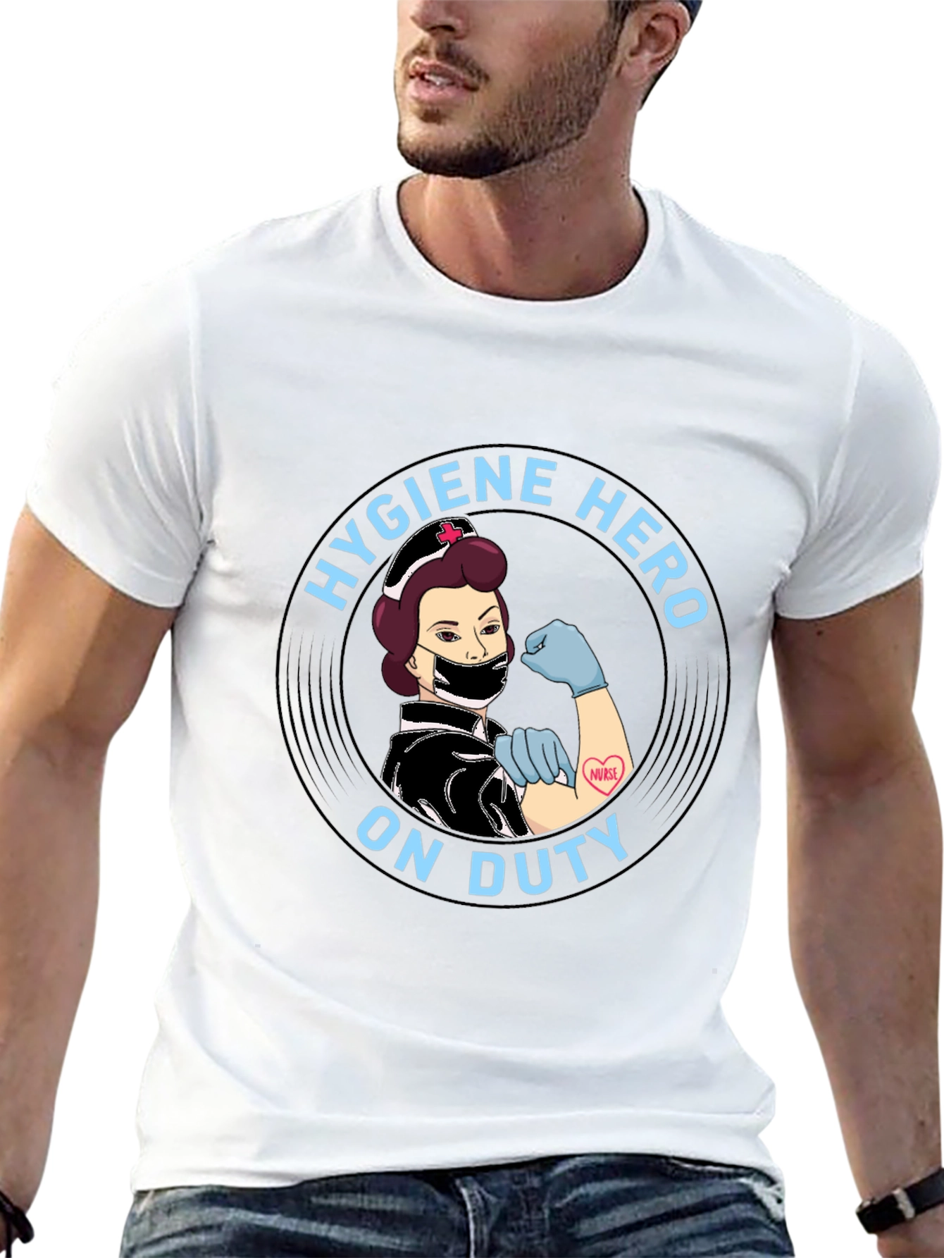 Hygiene Hero Nurse T-Shirt - On Duty!