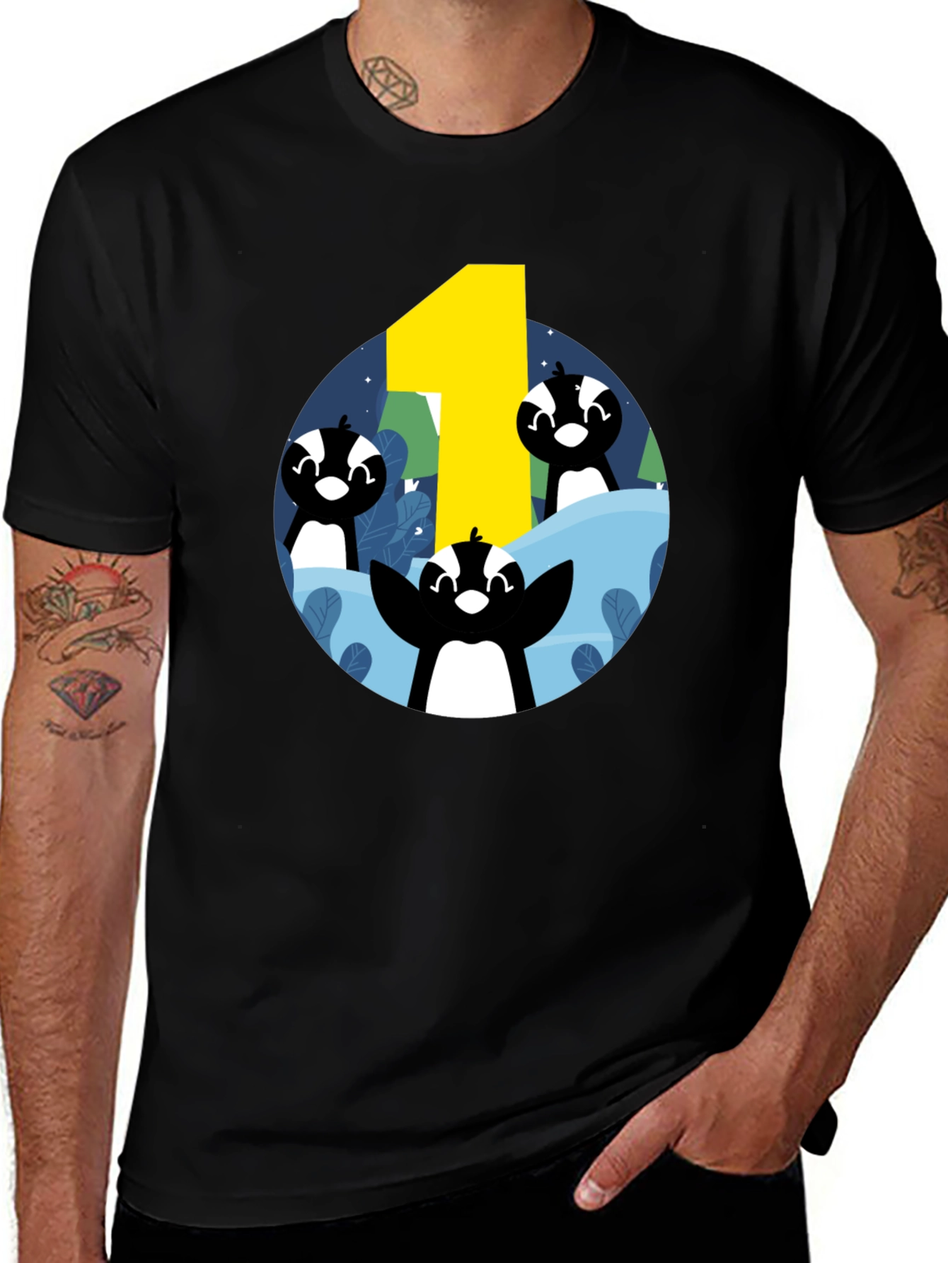 First Birthday Penguin Shirt