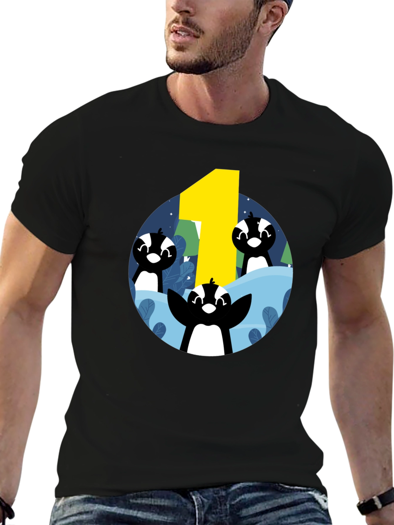 First Birthday Penguin Shirt