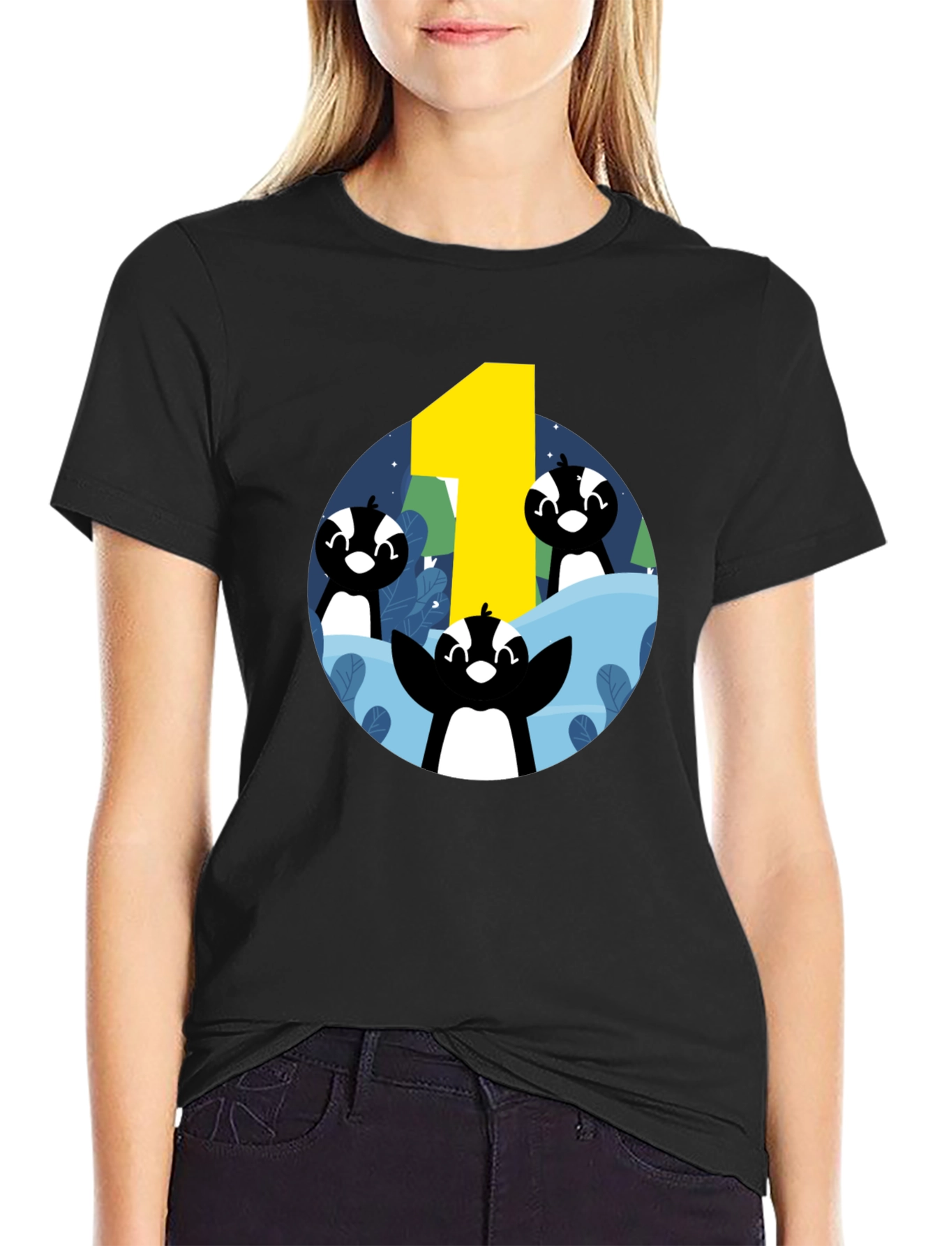 First Birthday Penguin Shirt