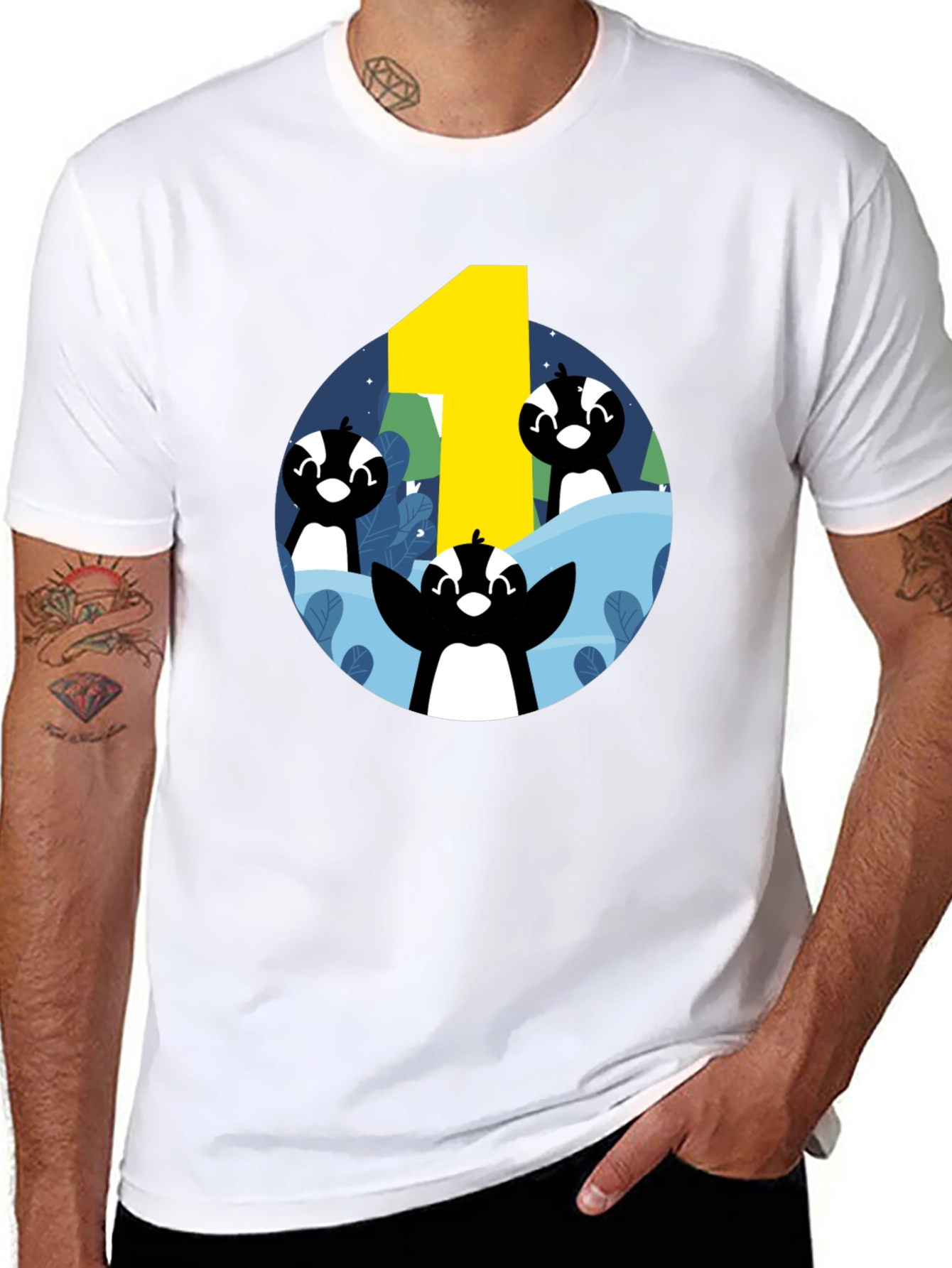 First Birthday Penguin Shirt