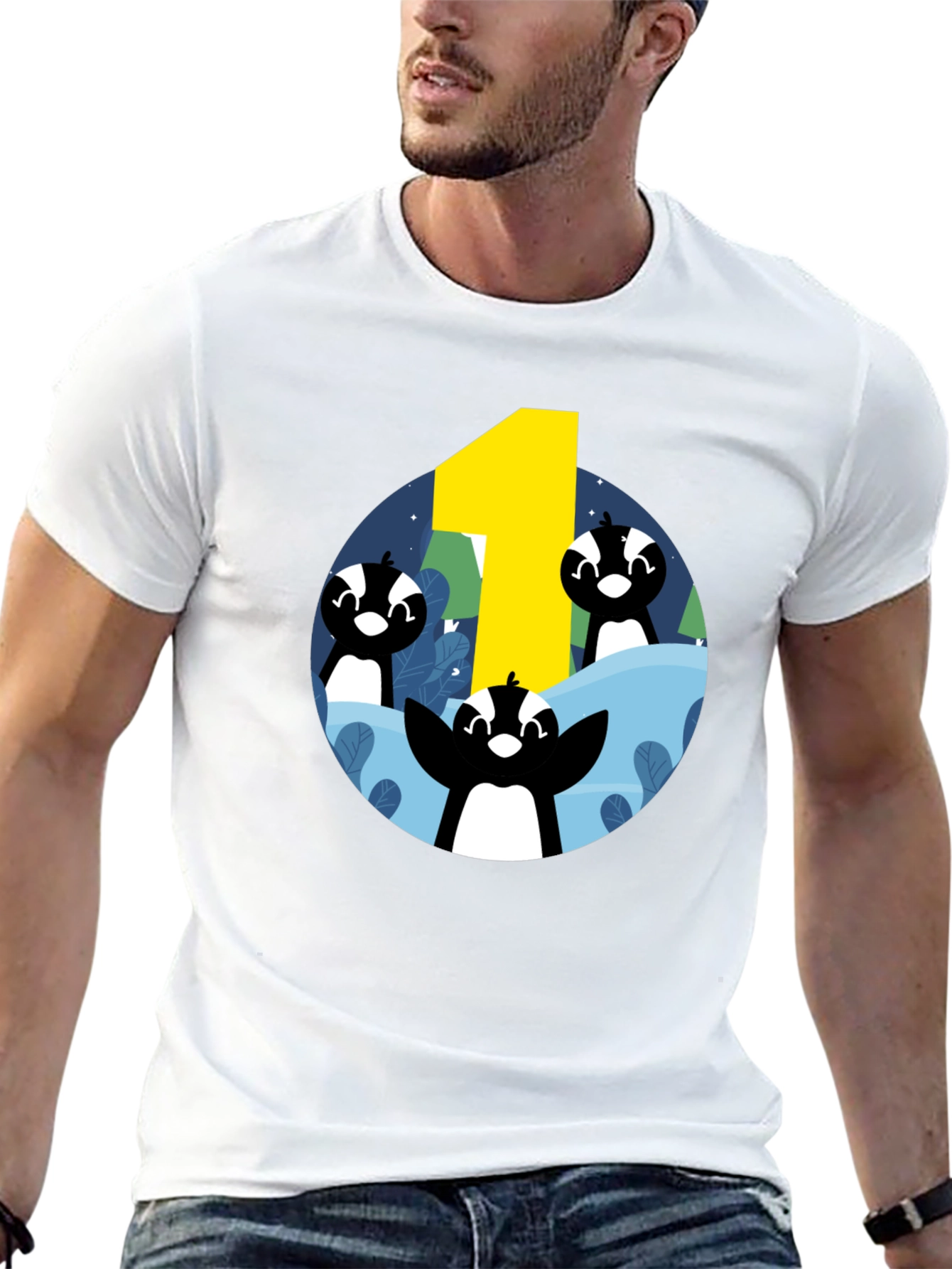 First Birthday Penguin Shirt