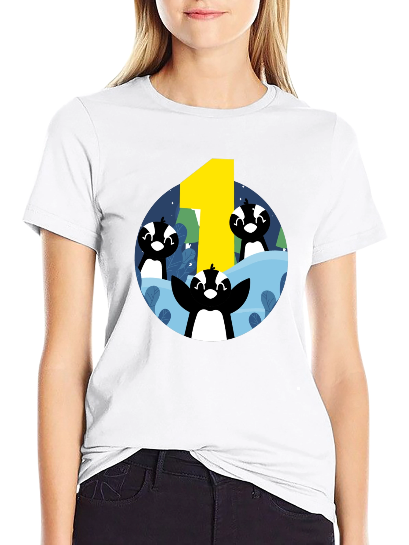 First Birthday Penguin Shirt