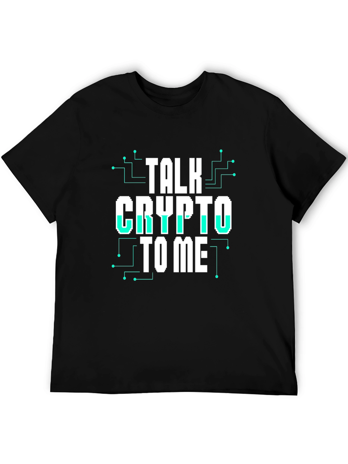 Talk Crypto To Me Graphic Tee - Black T-Shirt