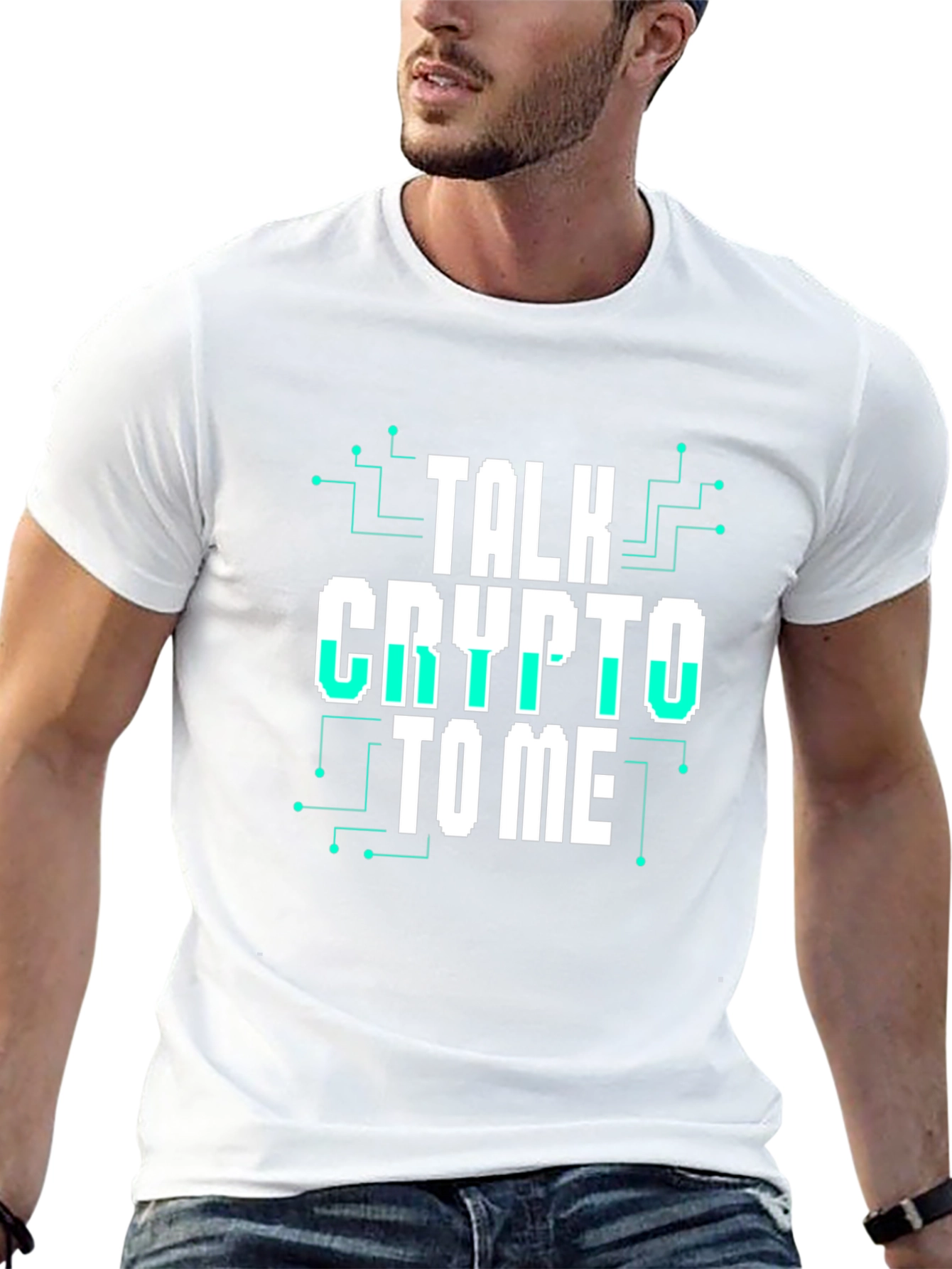 Talk Crypto To Me Graphic Tee - Black T-Shirt