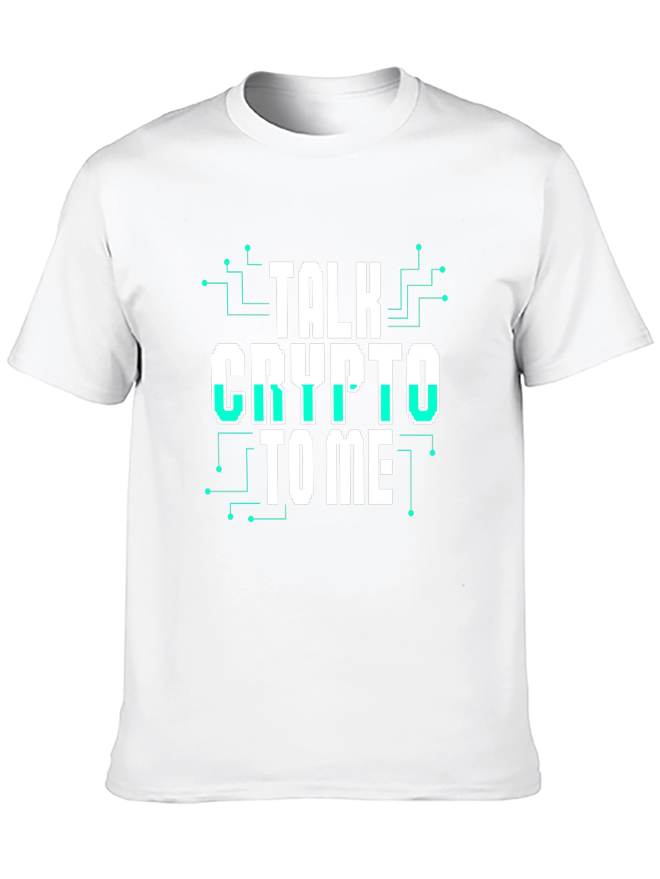 Talk Crypto To Me Graphic Tee - Black T-Shirt