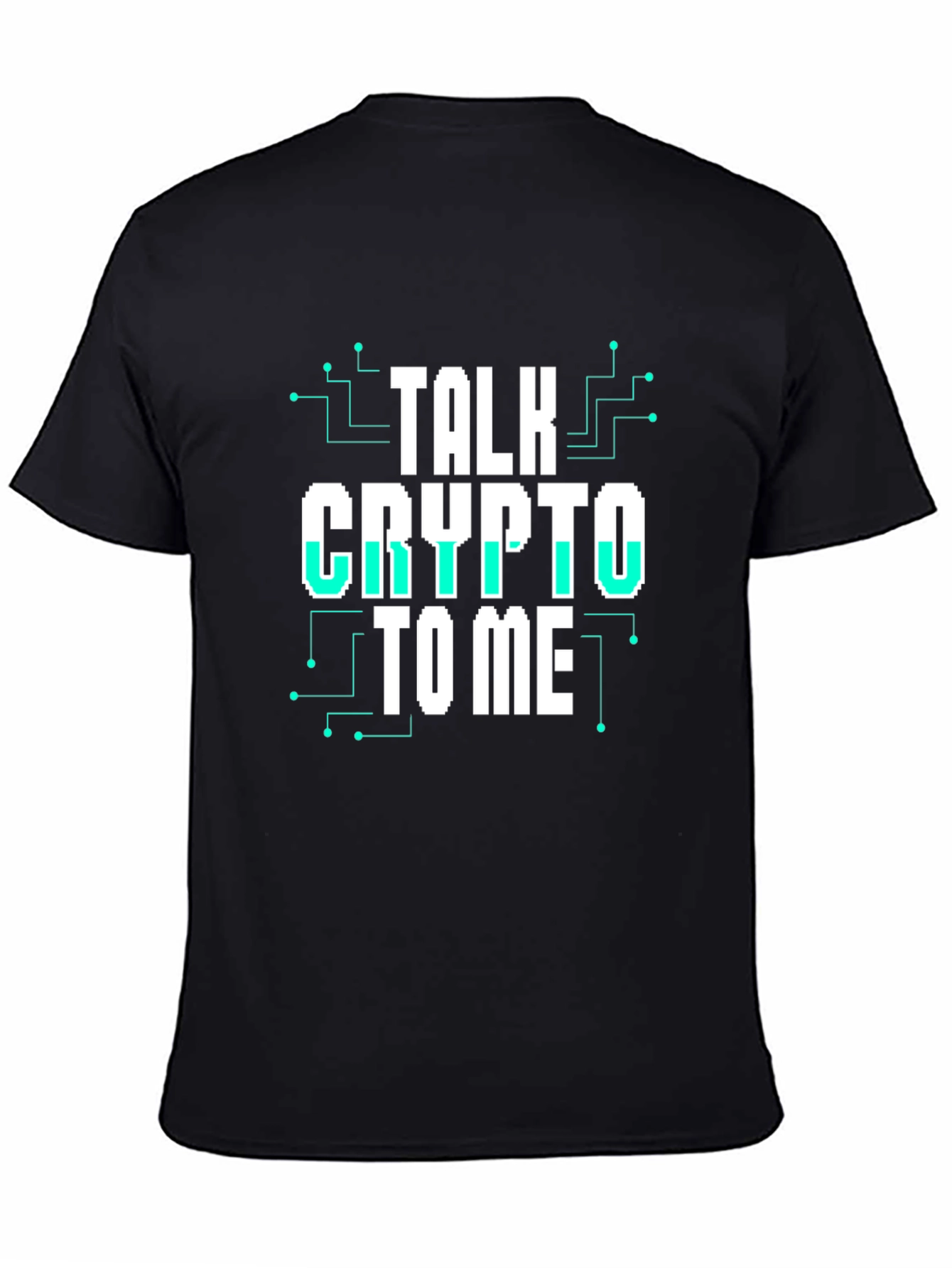 Talk Crypto To Me Graphic Tee - Black T-Shirt