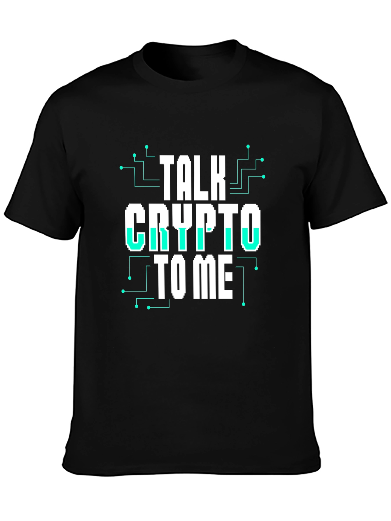 Talk Crypto To Me Graphic Tee - Black T-Shirt