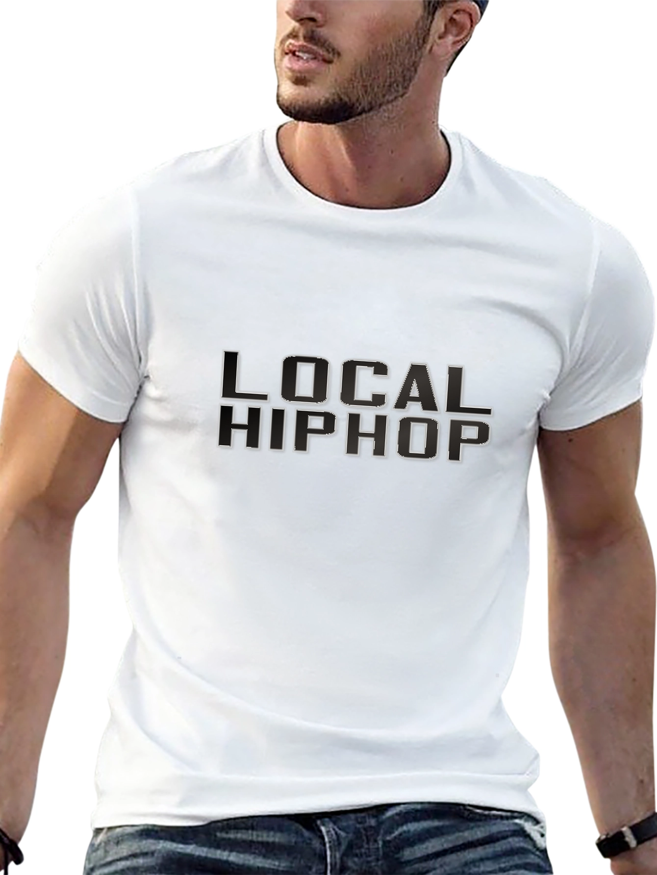 Local HipHop Graphic Tee - Black