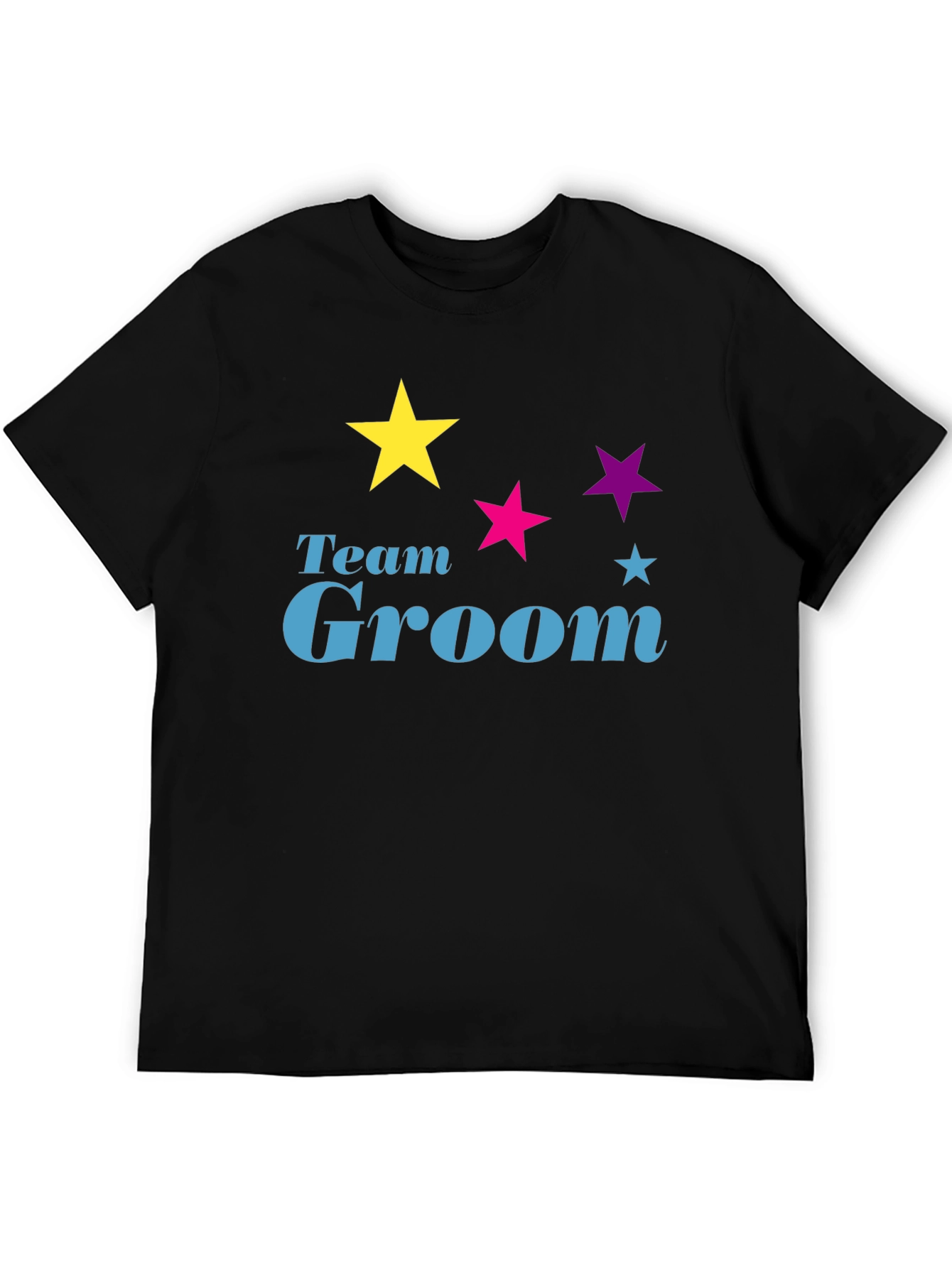 Team Groom Star Graphic T-Shirt