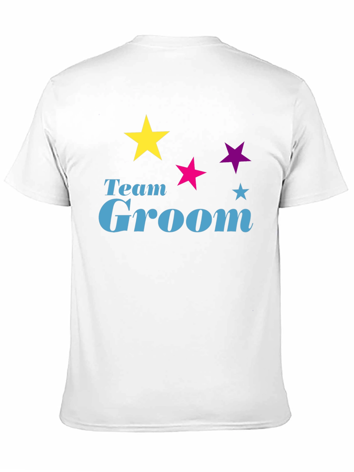 Team Groom Star Graphic T-Shirt