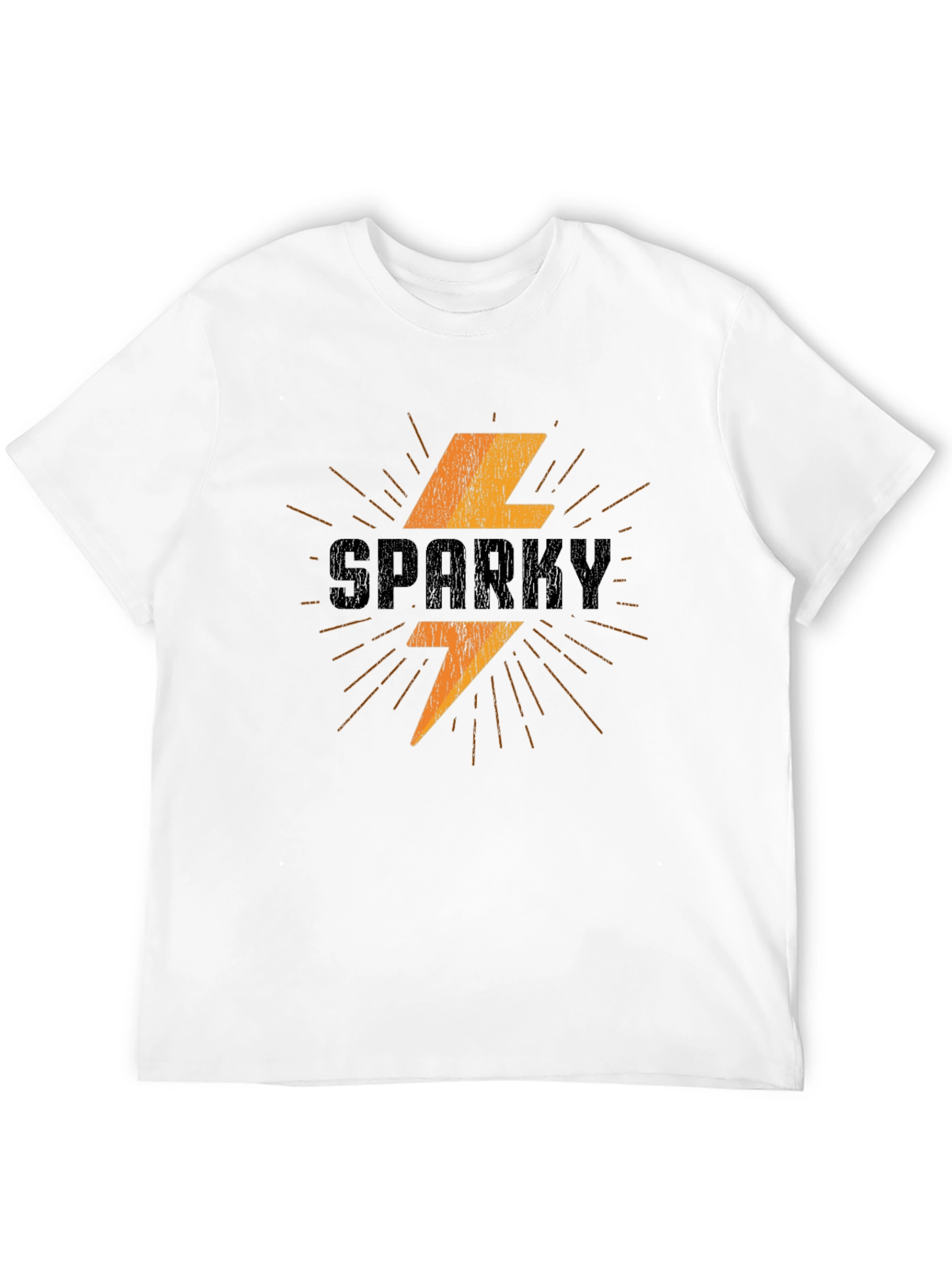 Sparky T-Shirt - Electric Bolt Design Soft Cotton Tee