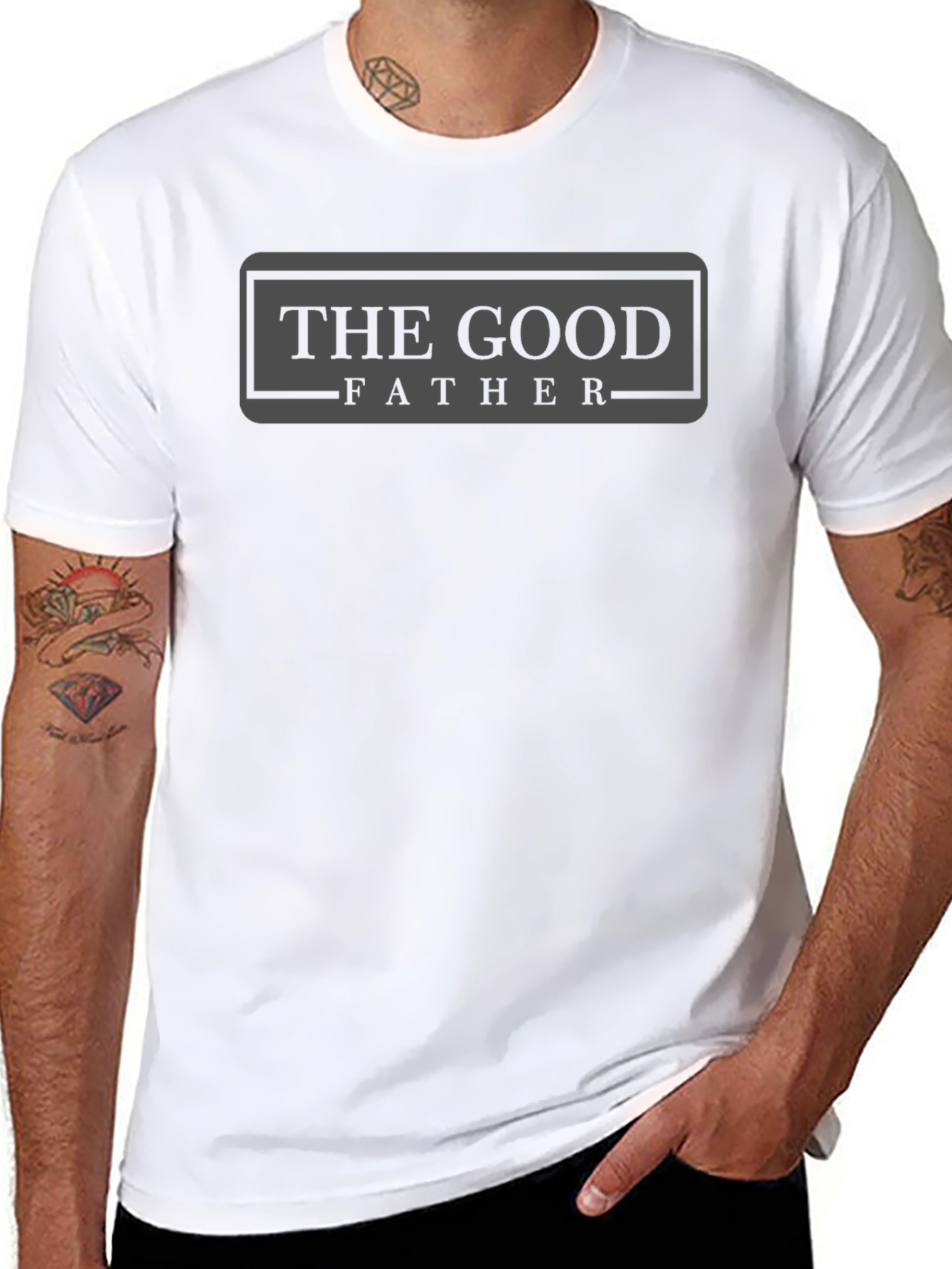 The Good Father Graphic T-Shirt - Black Cotton Tee