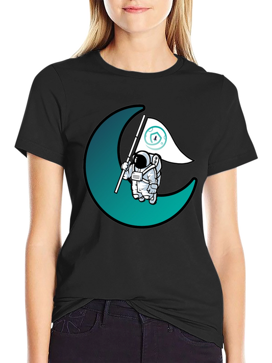 Astronaut Moon Landing Graphic T-Shirt