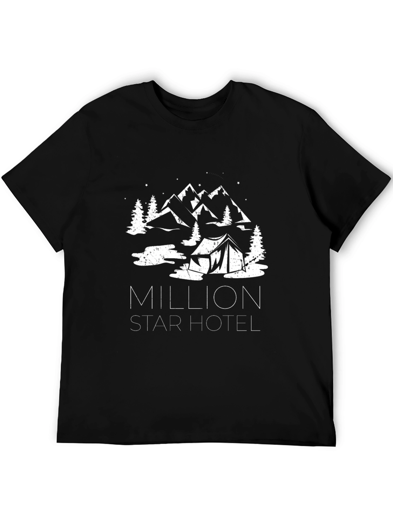 Million Star Hotel Camping Graphic T-Shirt