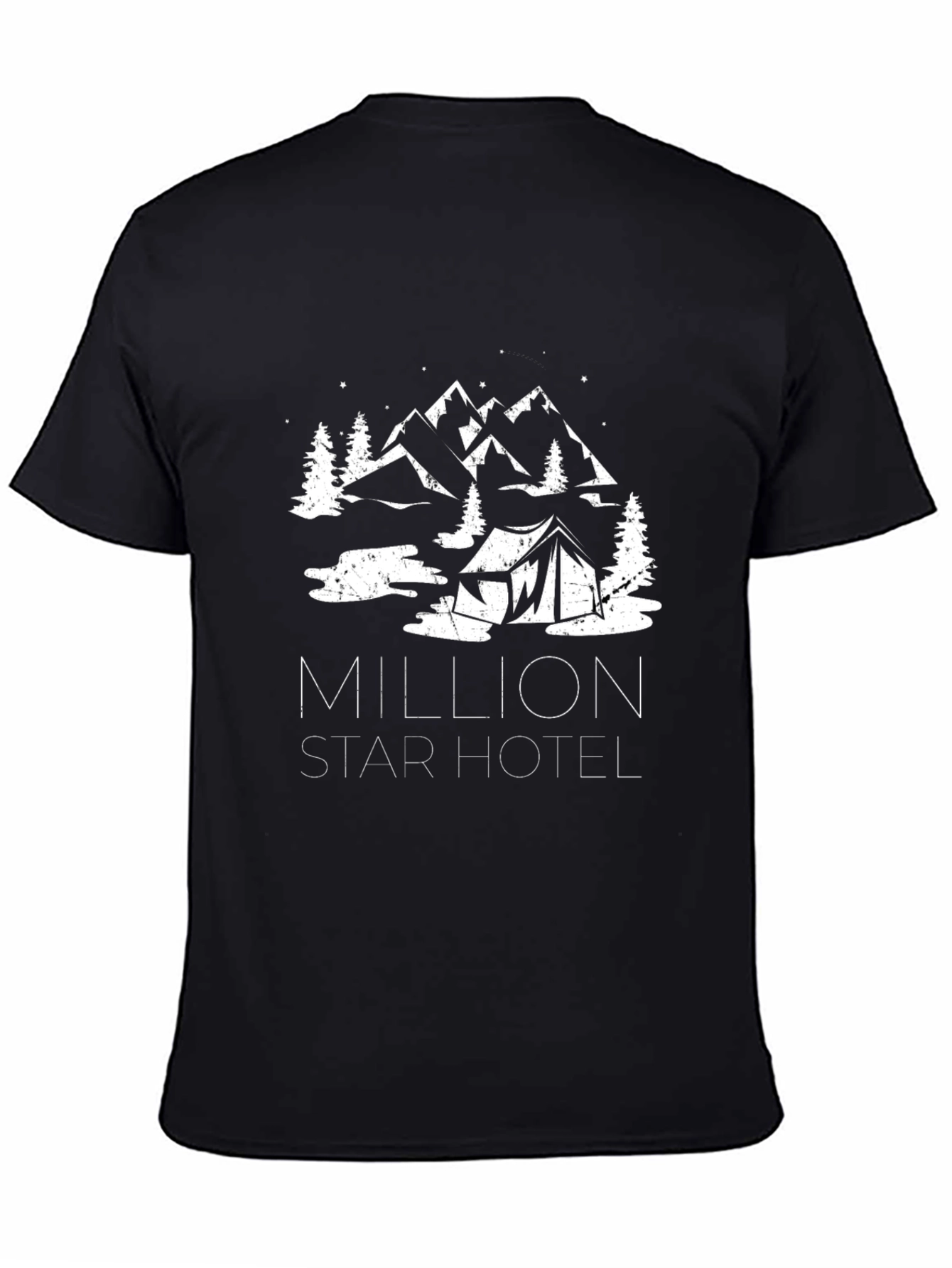 Million Star Hotel Camping Graphic T-Shirt