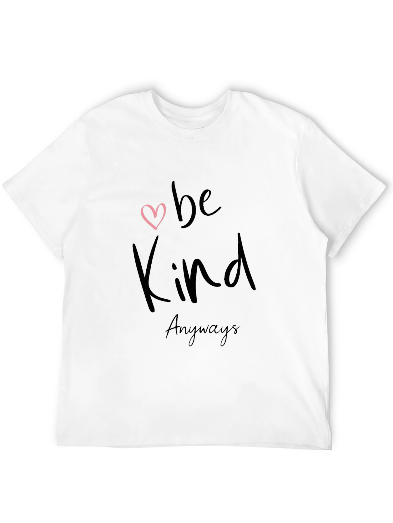 Be Kind Anyways Black Graphic Tee
