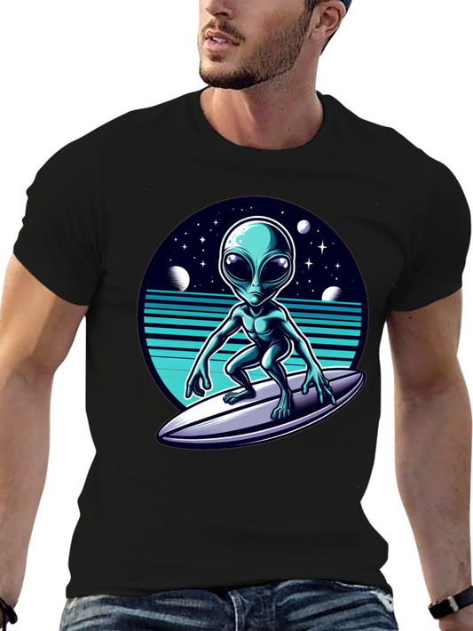 Alien Surfer T-Shirt - Out of This World Style