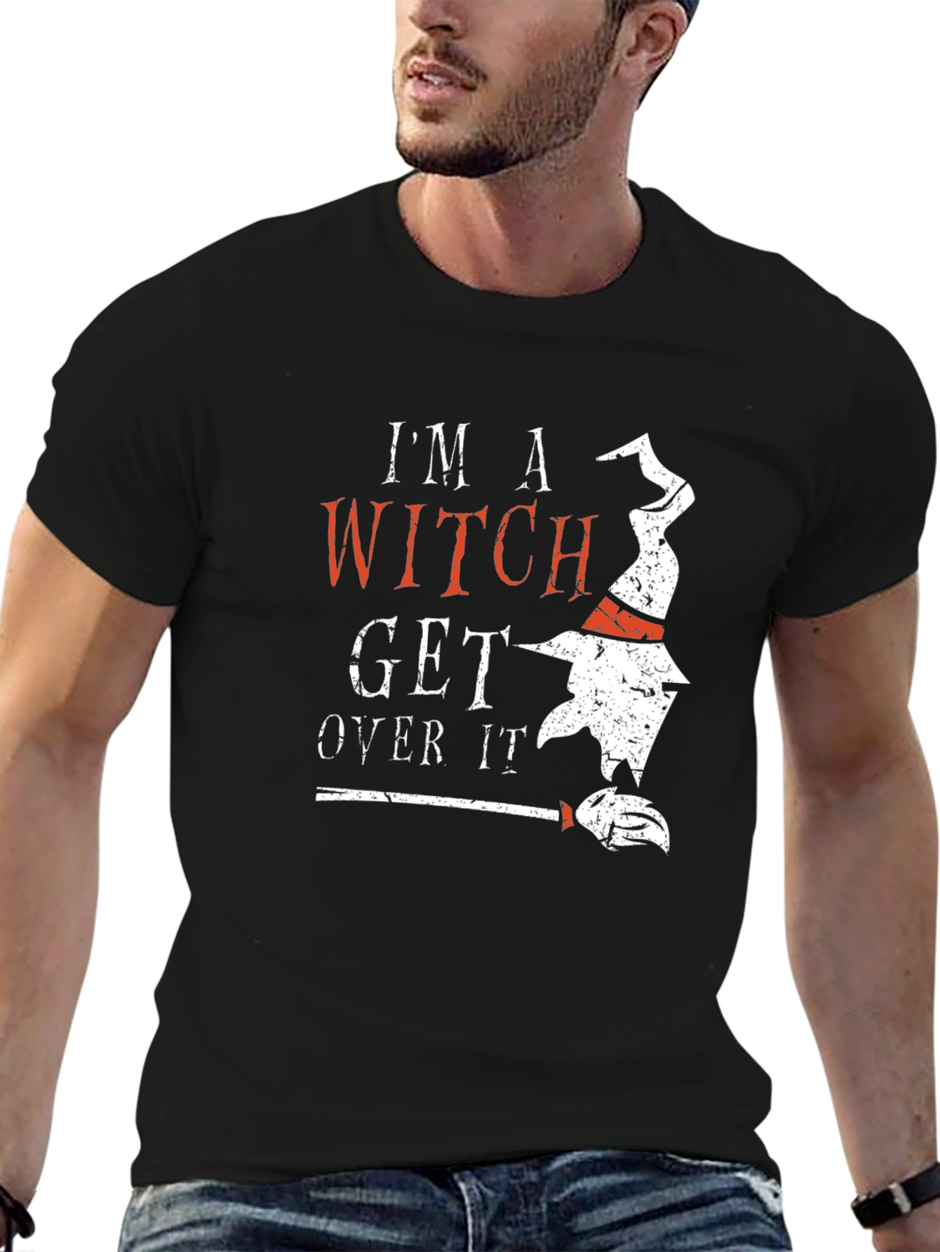 Witch Graphic Tee - Halloween T-Shirt