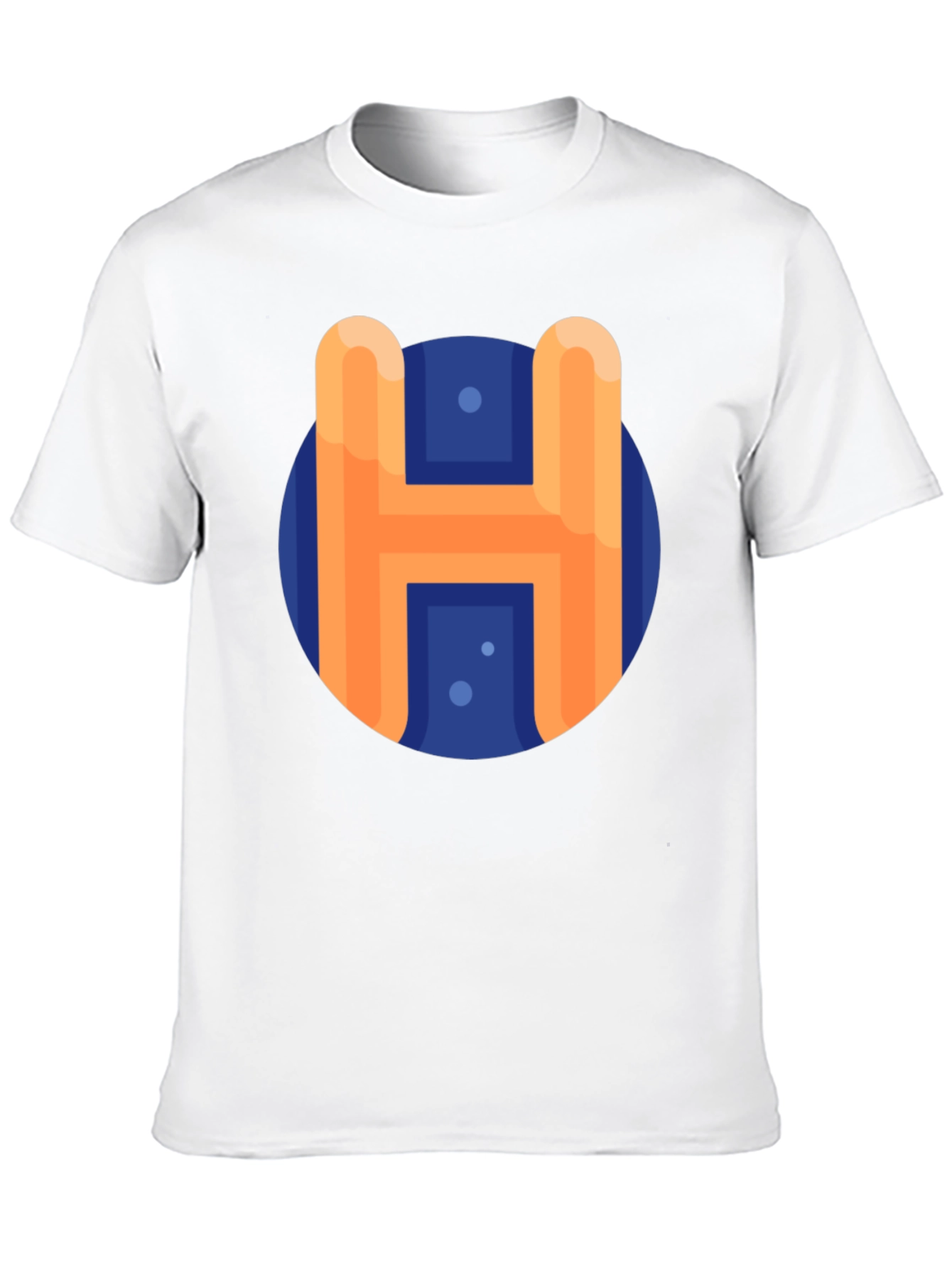 Retro H Graphic Tee - Casual Style