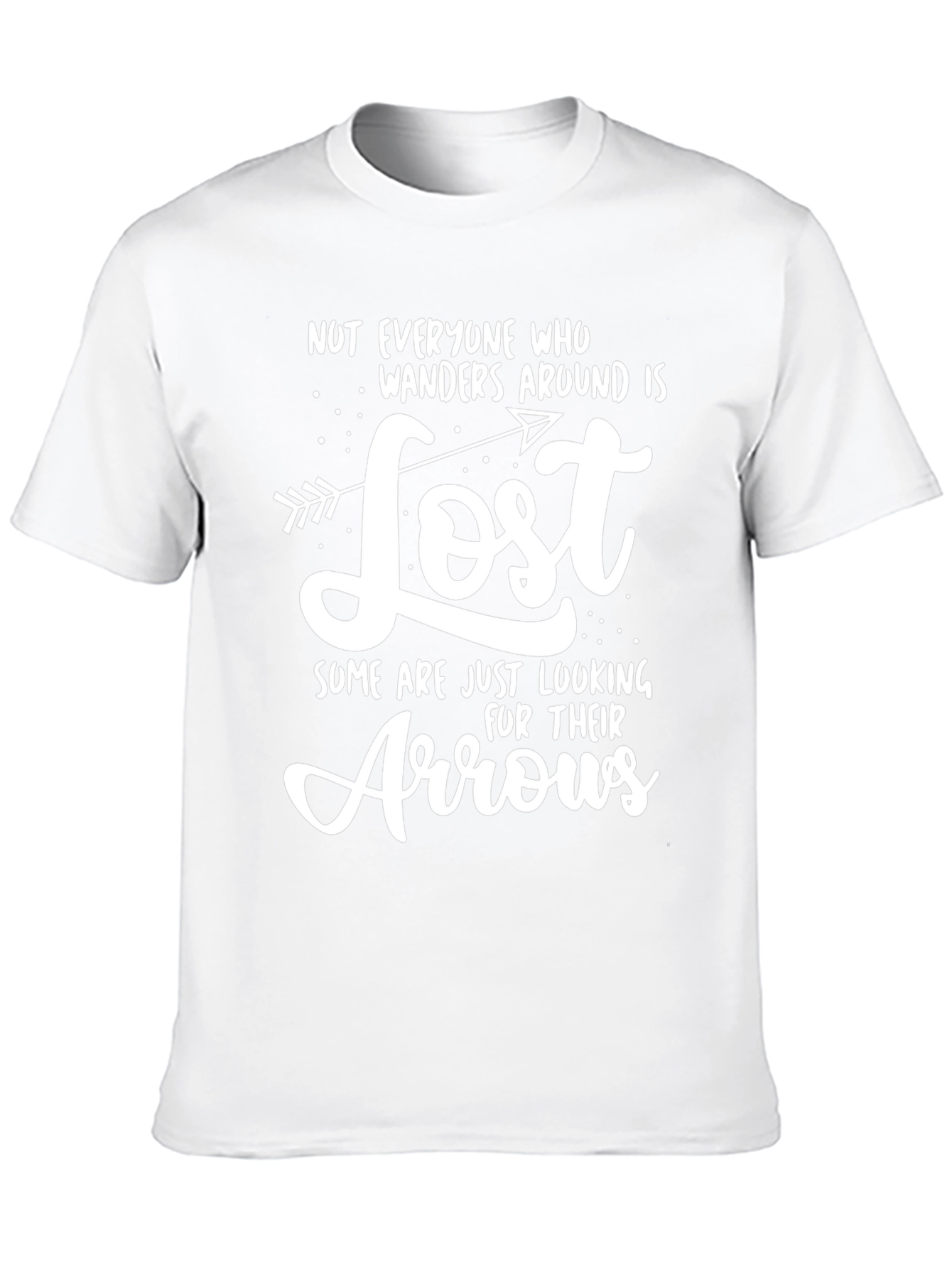 Not All Who Wander T-Shirt: Lost Arrows Graphic Tee