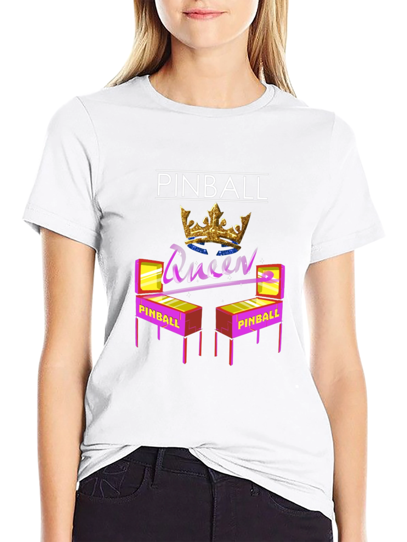 Pinball Queen Graphic Tee