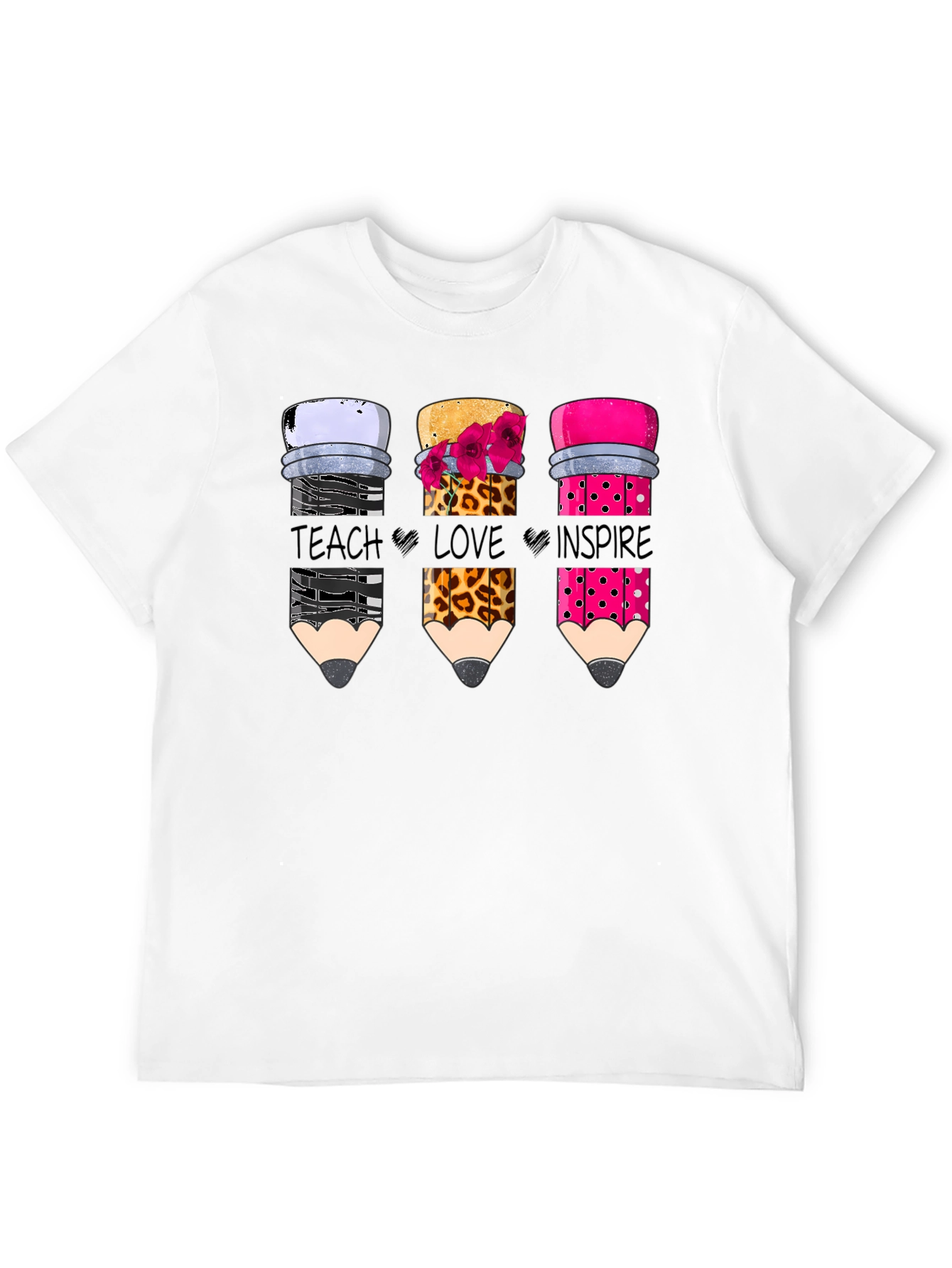 Teach Love Inspire Pencil T-Shirt