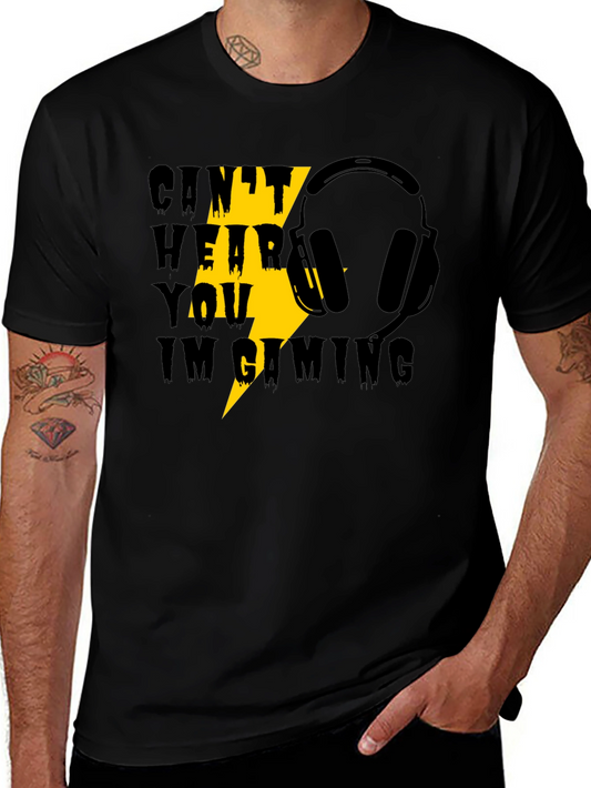 Gaming Headset T-Shirt - Cant Hear You Im Gaming