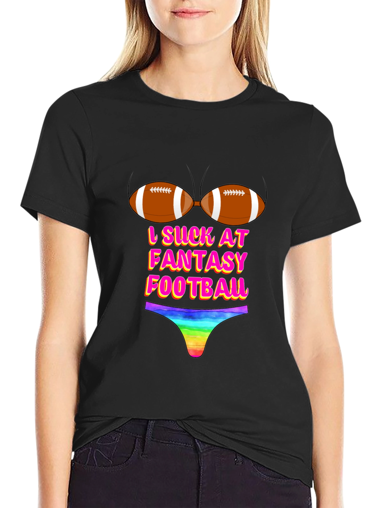 I Suck At Fantasy Football T-Shirt - Funny