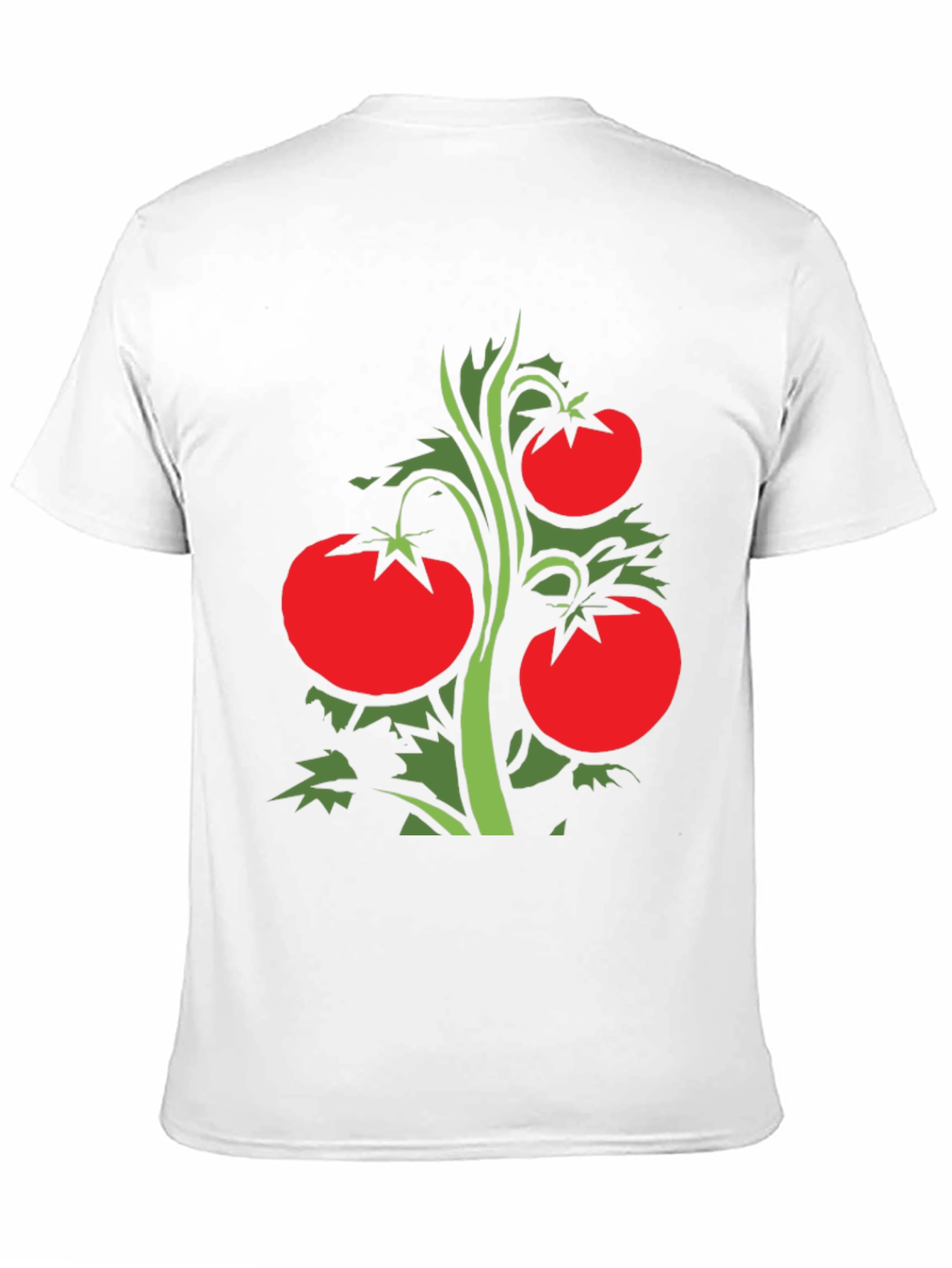 Tomato Plant Graphic T-Shirt - Black Classic Fit