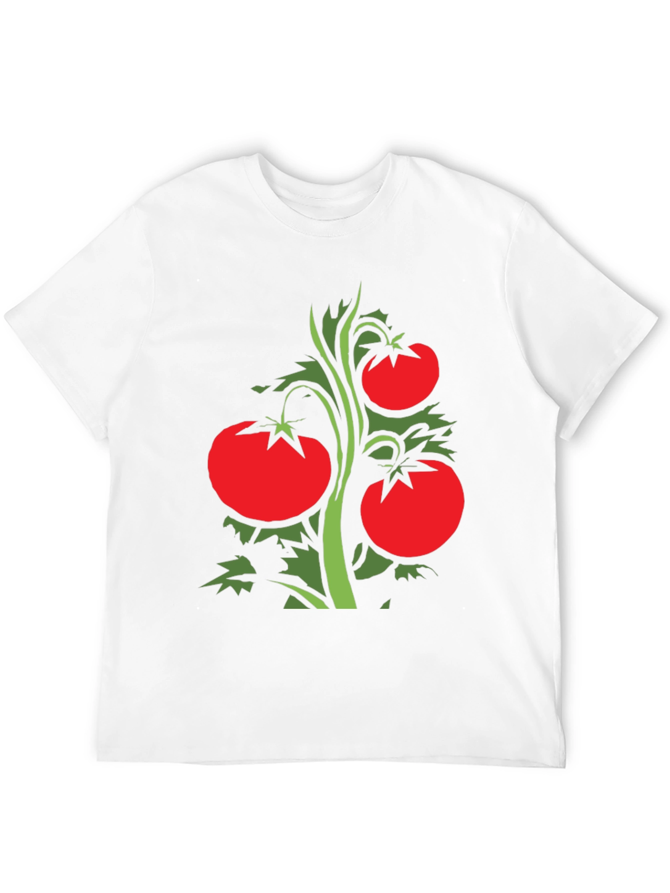 Tomato Plant Graphic T-Shirt - Black Classic Fit