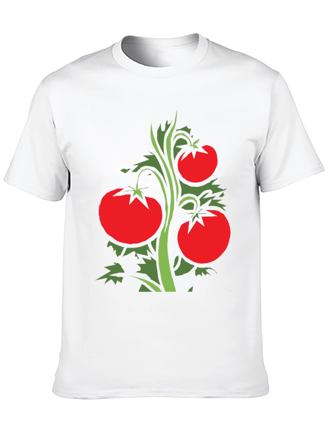 Tomato Plant Graphic T-Shirt - Black Classic Fit