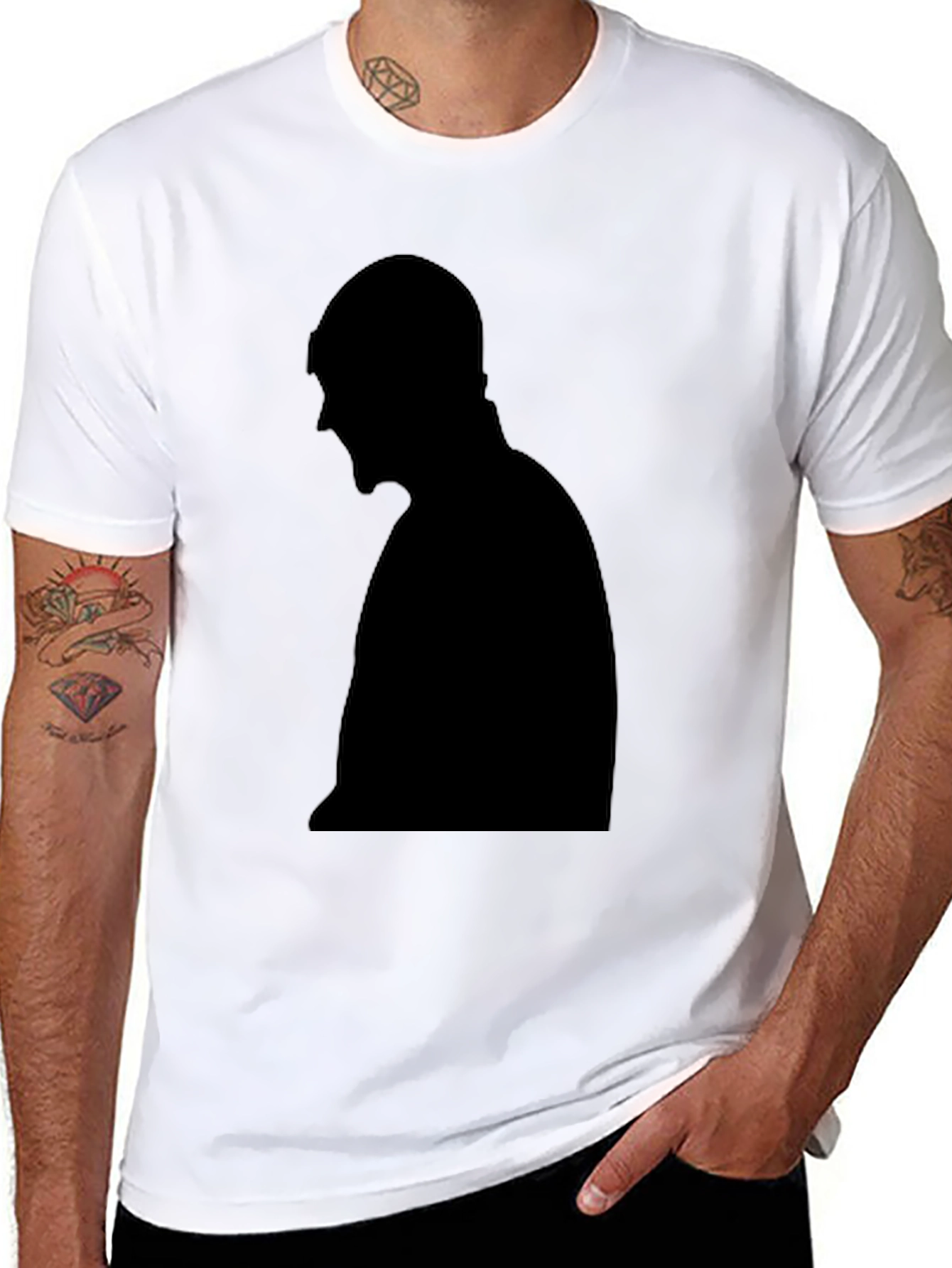Silhouette Graphic Tee - Classic Black T-Shirt