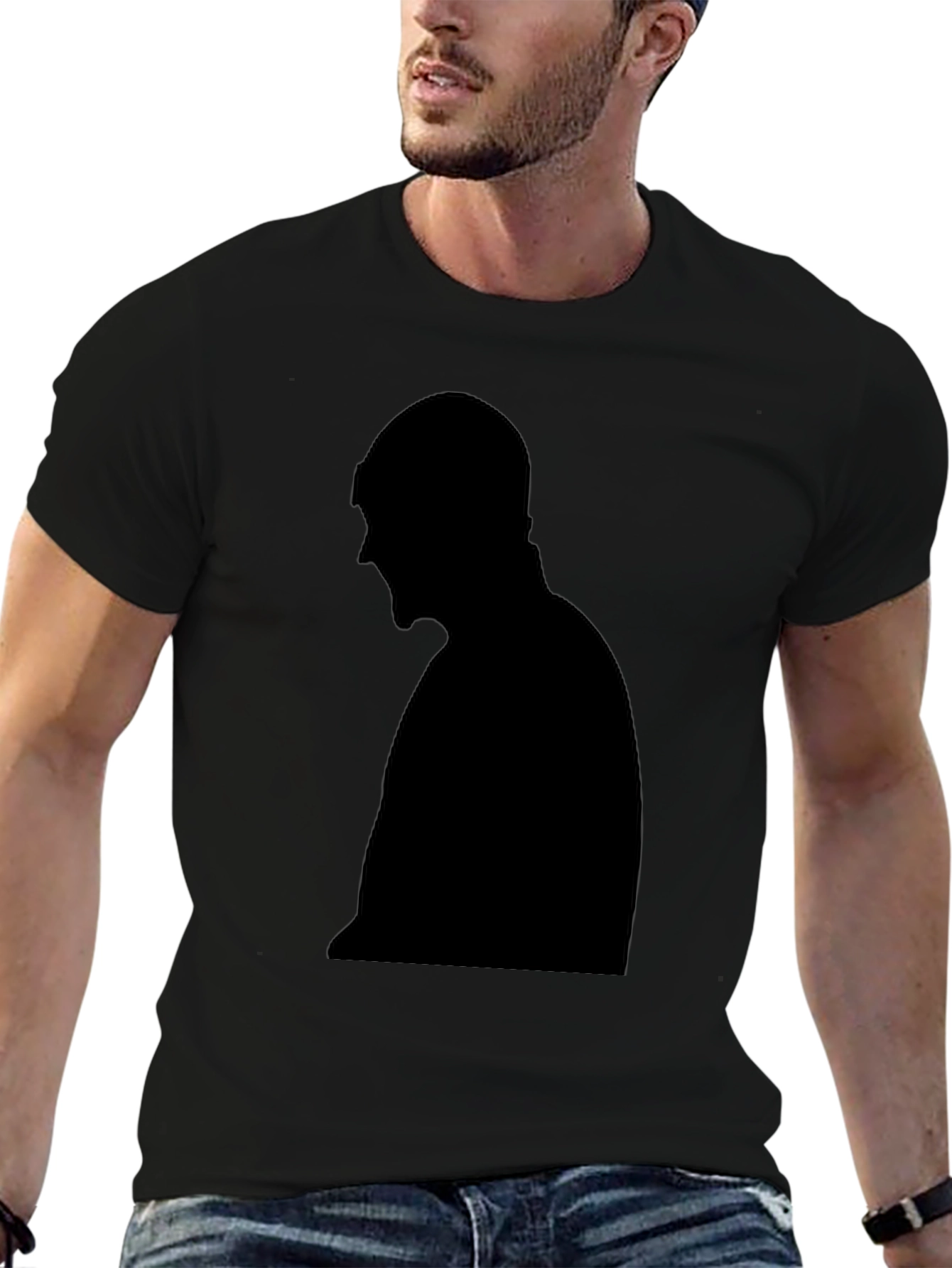 Silhouette Graphic Tee - Classic Black T-Shirt
