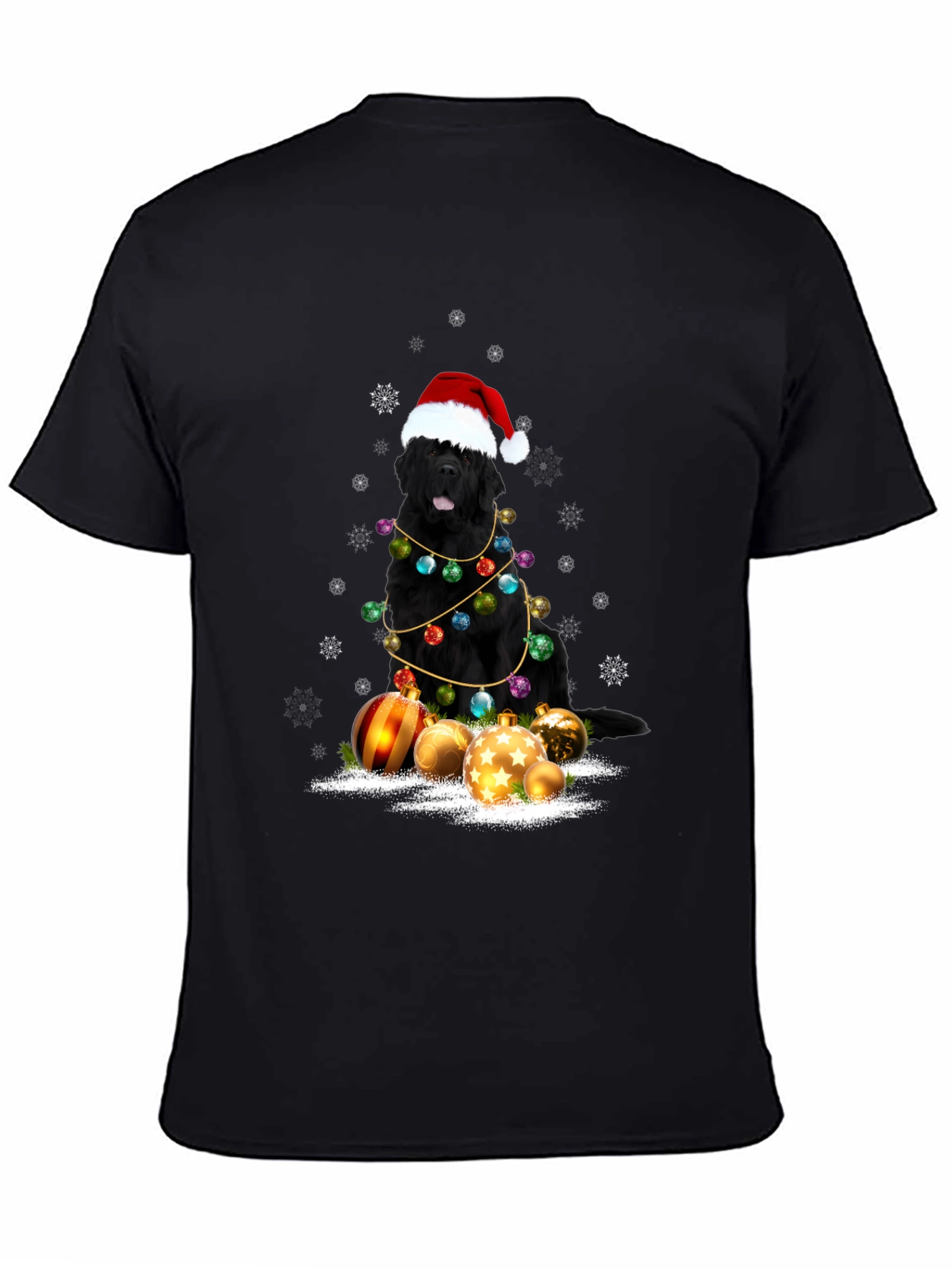 Christmas Dog T-Shirt - Santa Hat