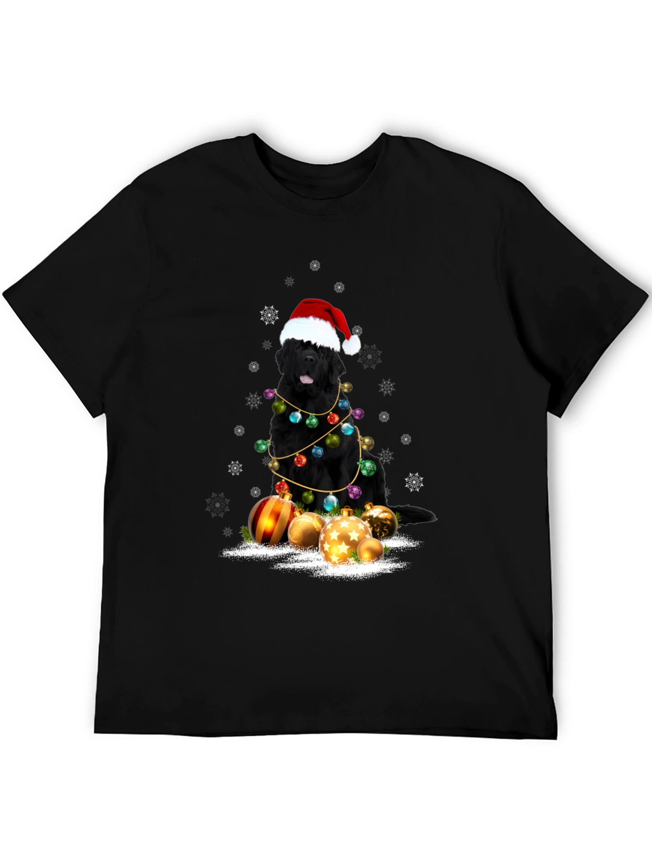 Christmas Dog T-Shirt - Santa Hat
