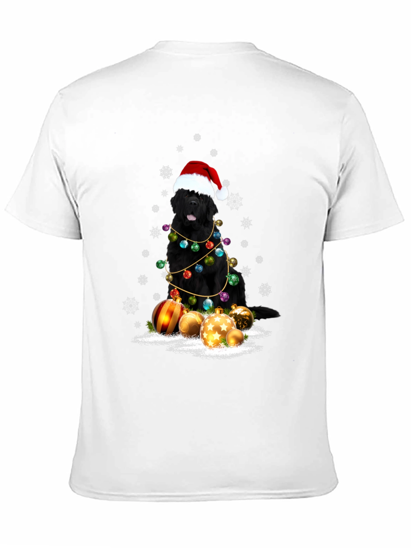 Christmas Dog T-Shirt - Santa Hat