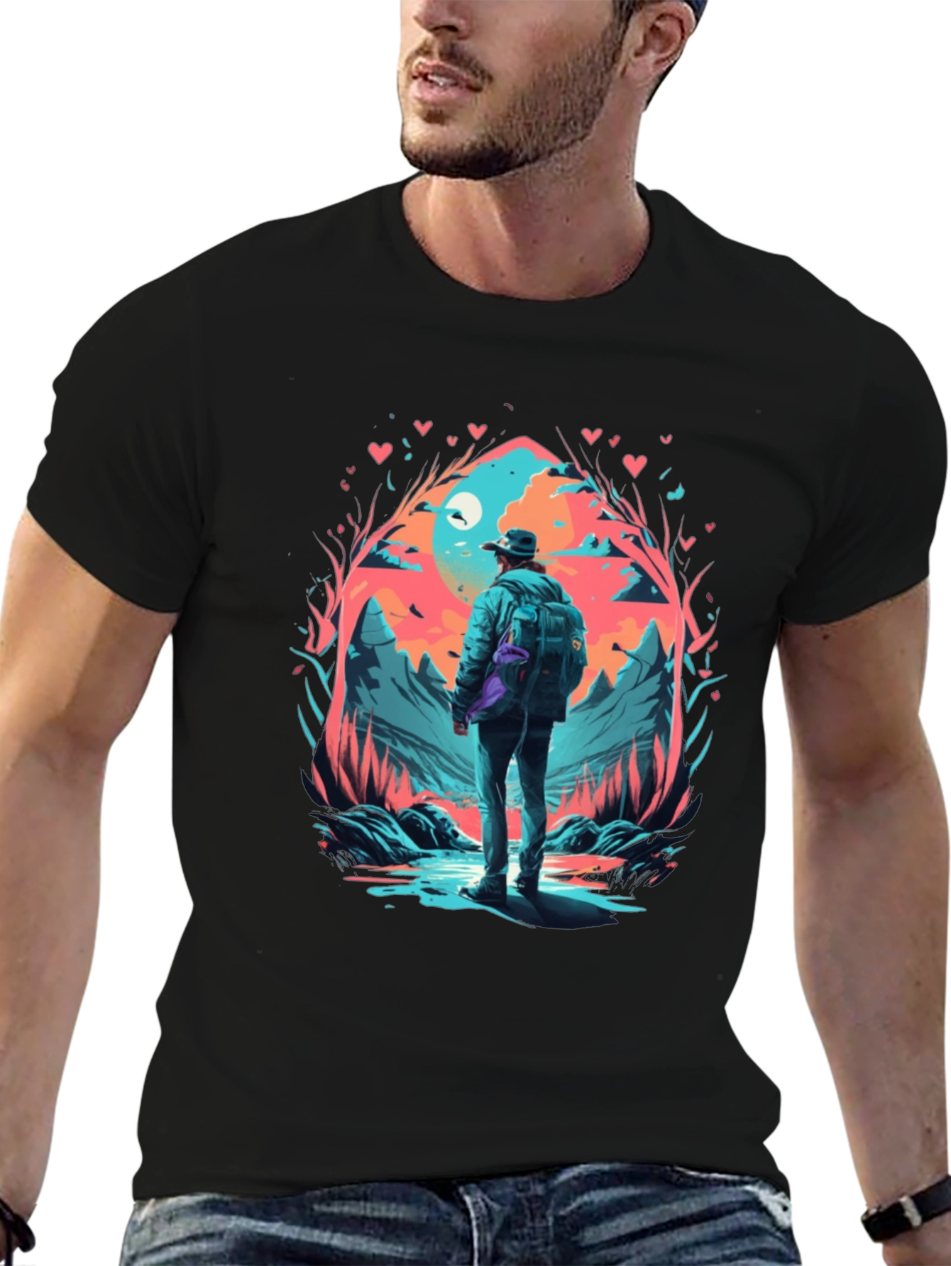 Hiking Adventure Graphic T-Shirt