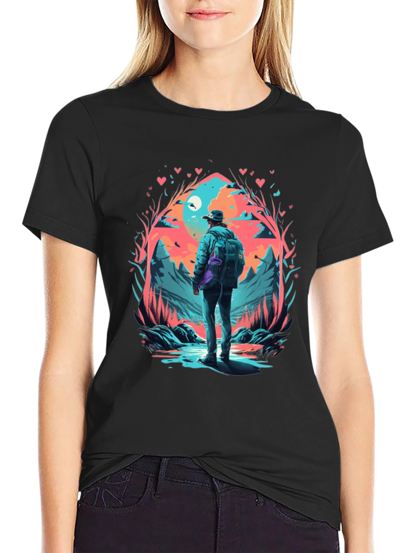 Hiking Adventure Graphic T-Shirt
