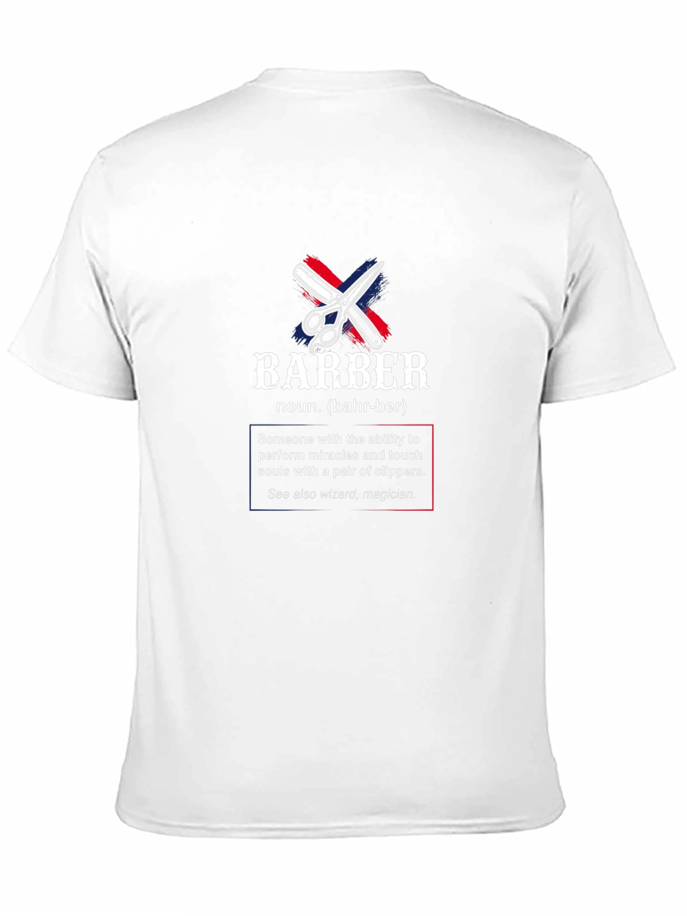 Barber Definition Black T-Shirt