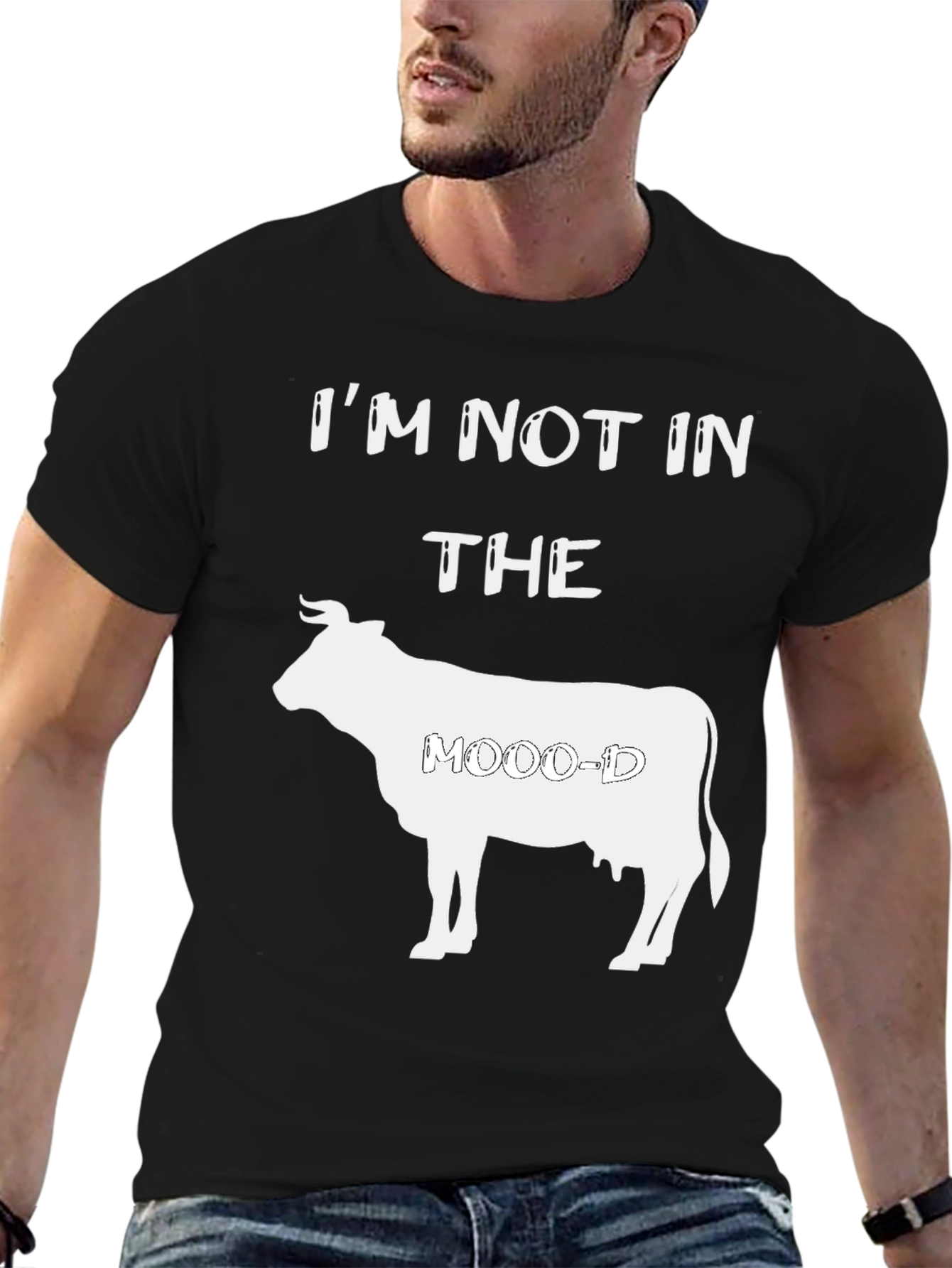 Im Not In The Moo-d Graphic T-Shirt