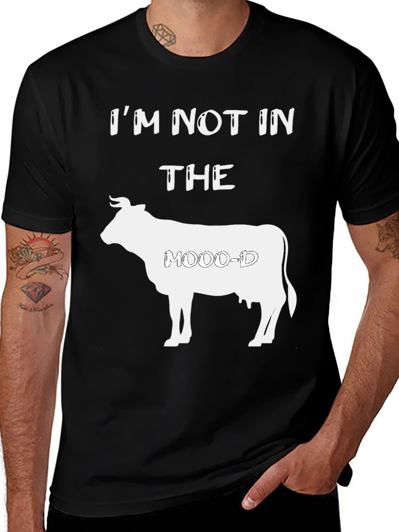 Im Not In The Moo-d Graphic T-Shirt