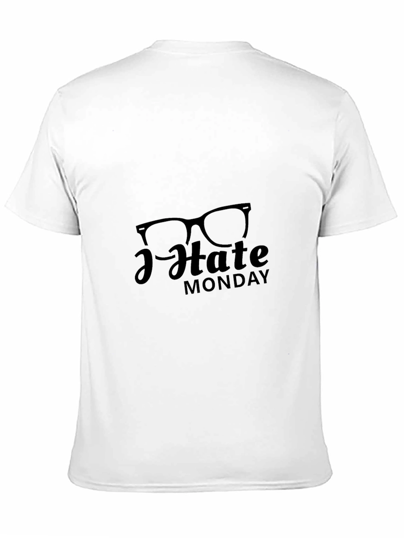 I Hate Monday Black T-Shirt