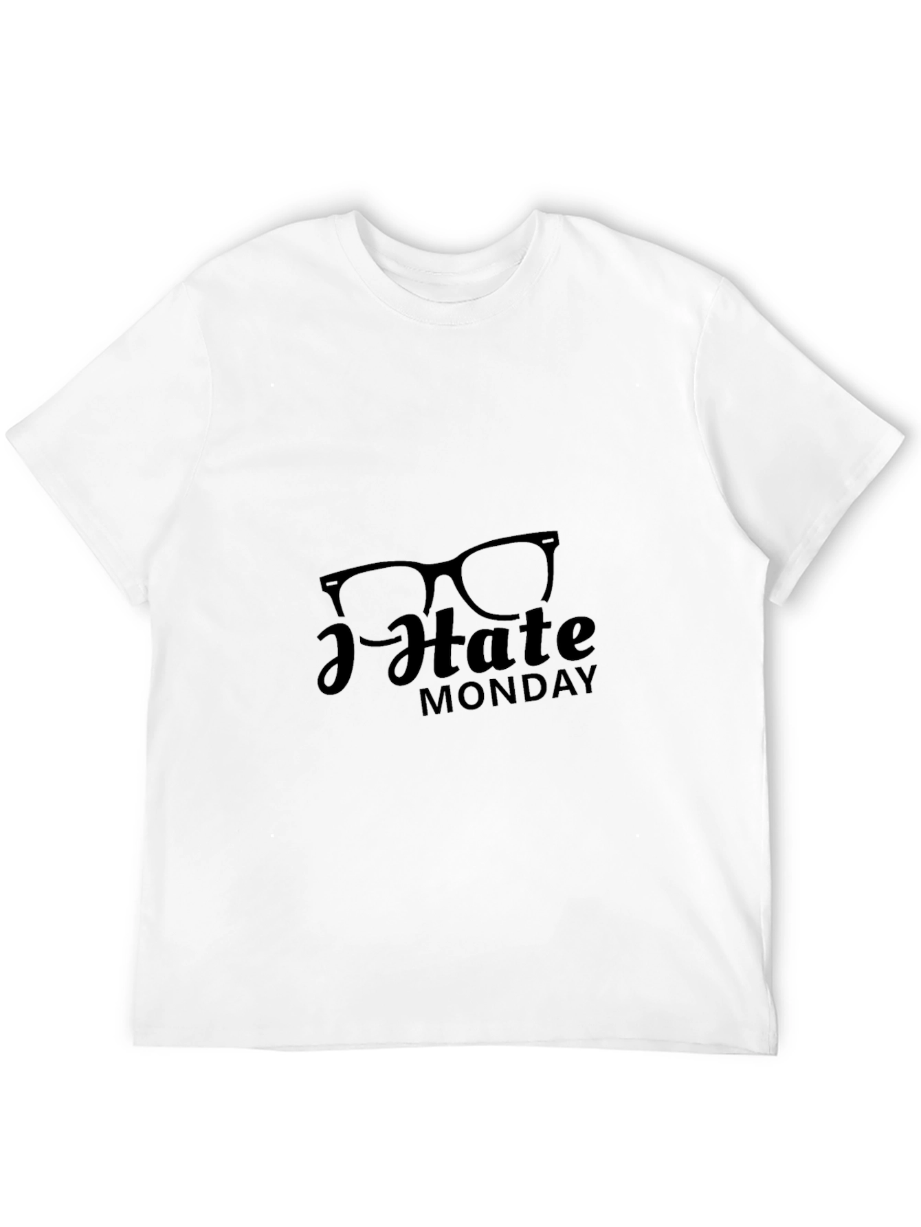 I Hate Monday Black T-Shirt