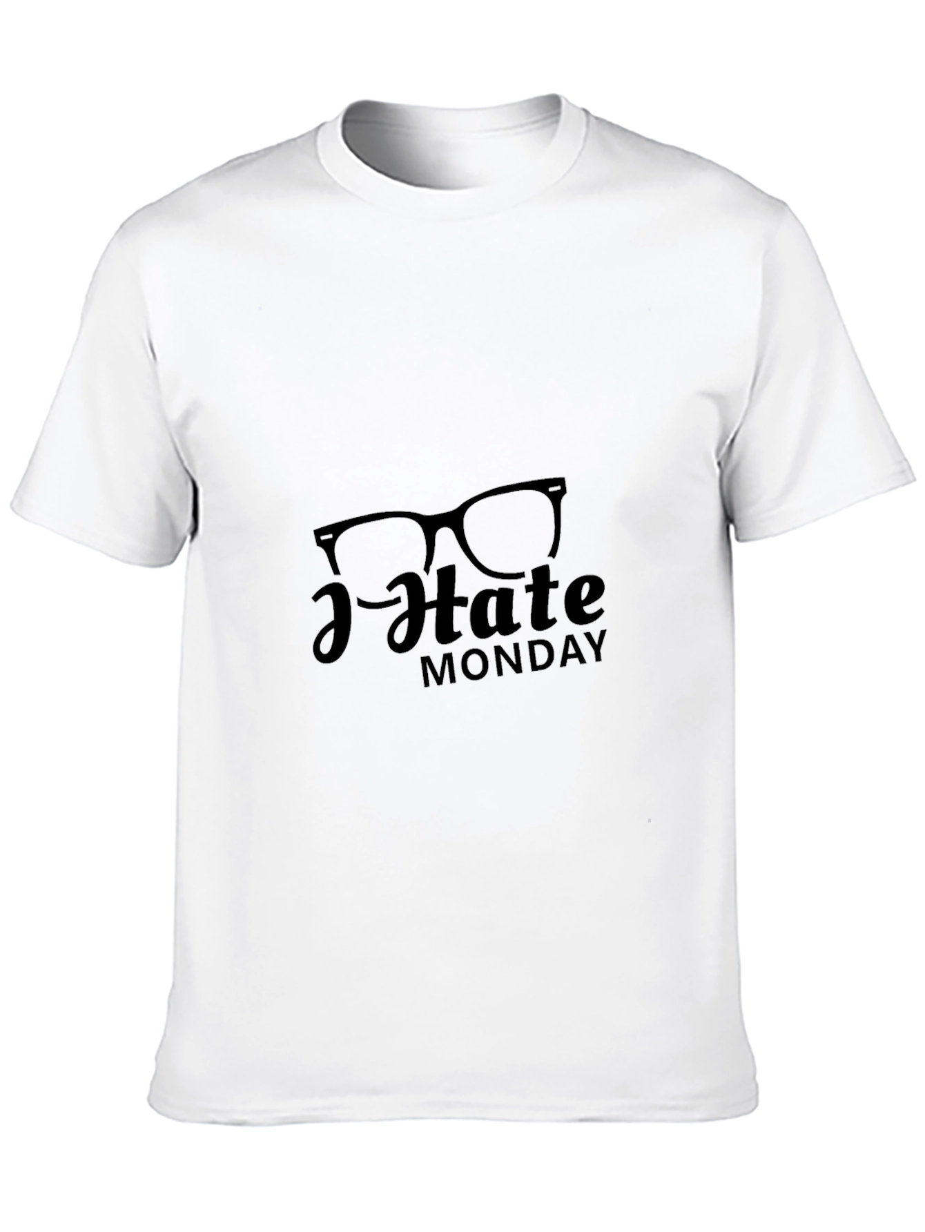 I Hate Monday Black T-Shirt