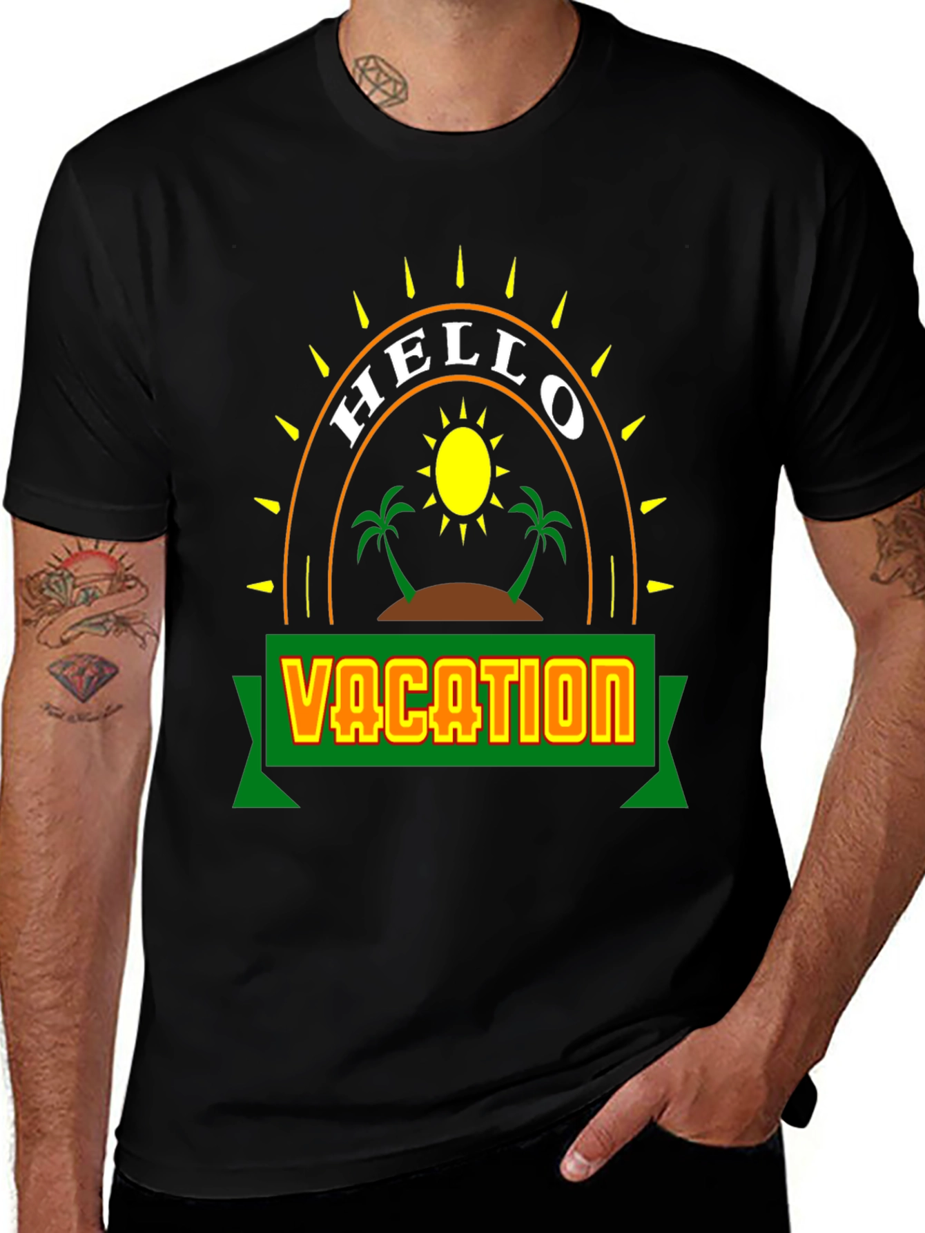 Hello Vacation Graphic Tee